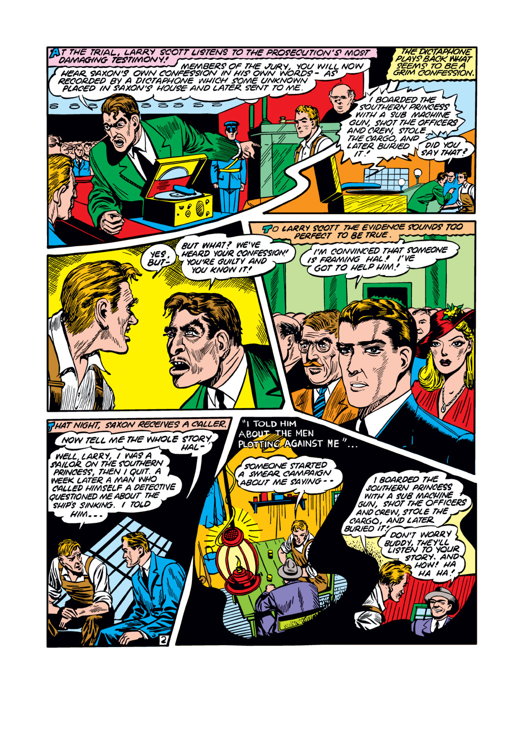 Read online Captain America Comics comic -  Issue #7 - 60