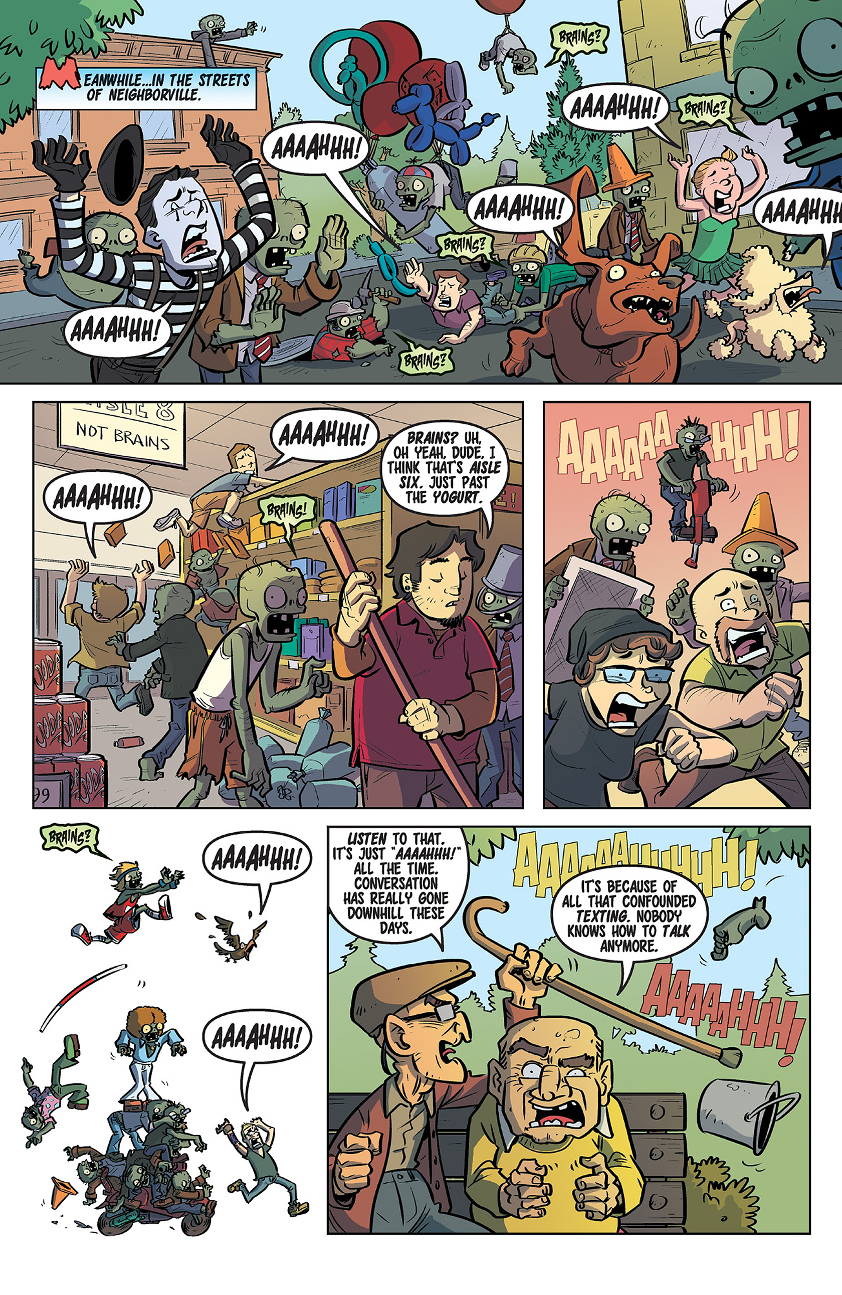 Read online Plants vs. Zombies: Lawnmageddon comic -  Issue #2 - 9