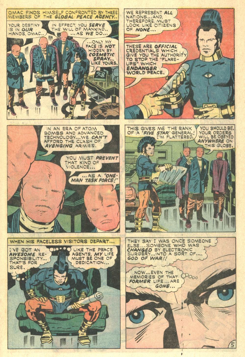 Read online OMAC (1974) comic -  Issue #3 - 5
