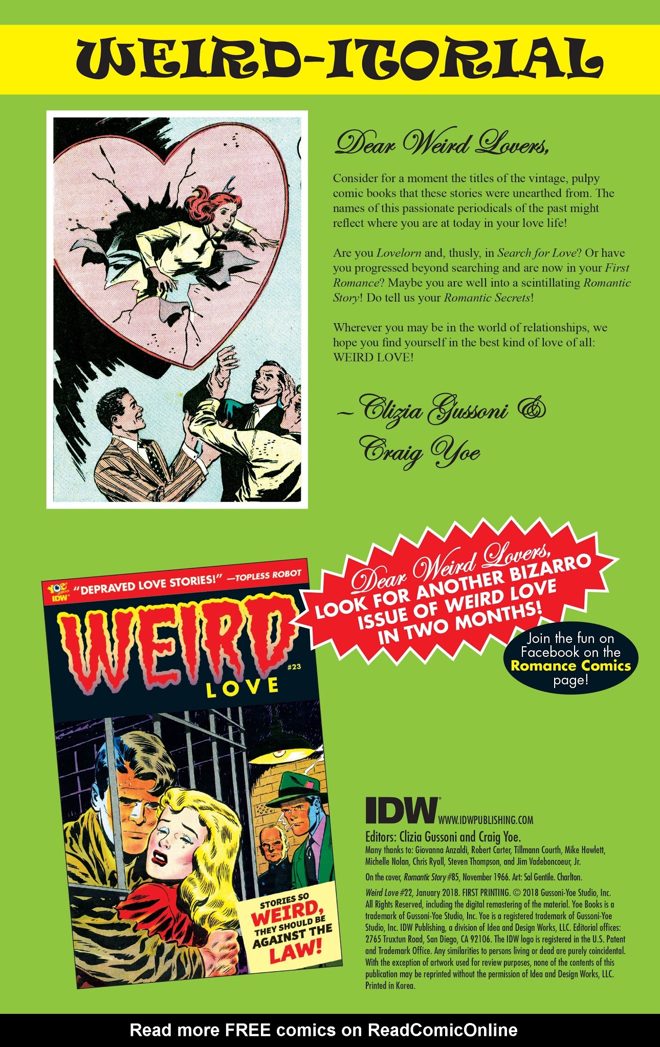 Read online Weird Love comic -  Issue #22 - 2