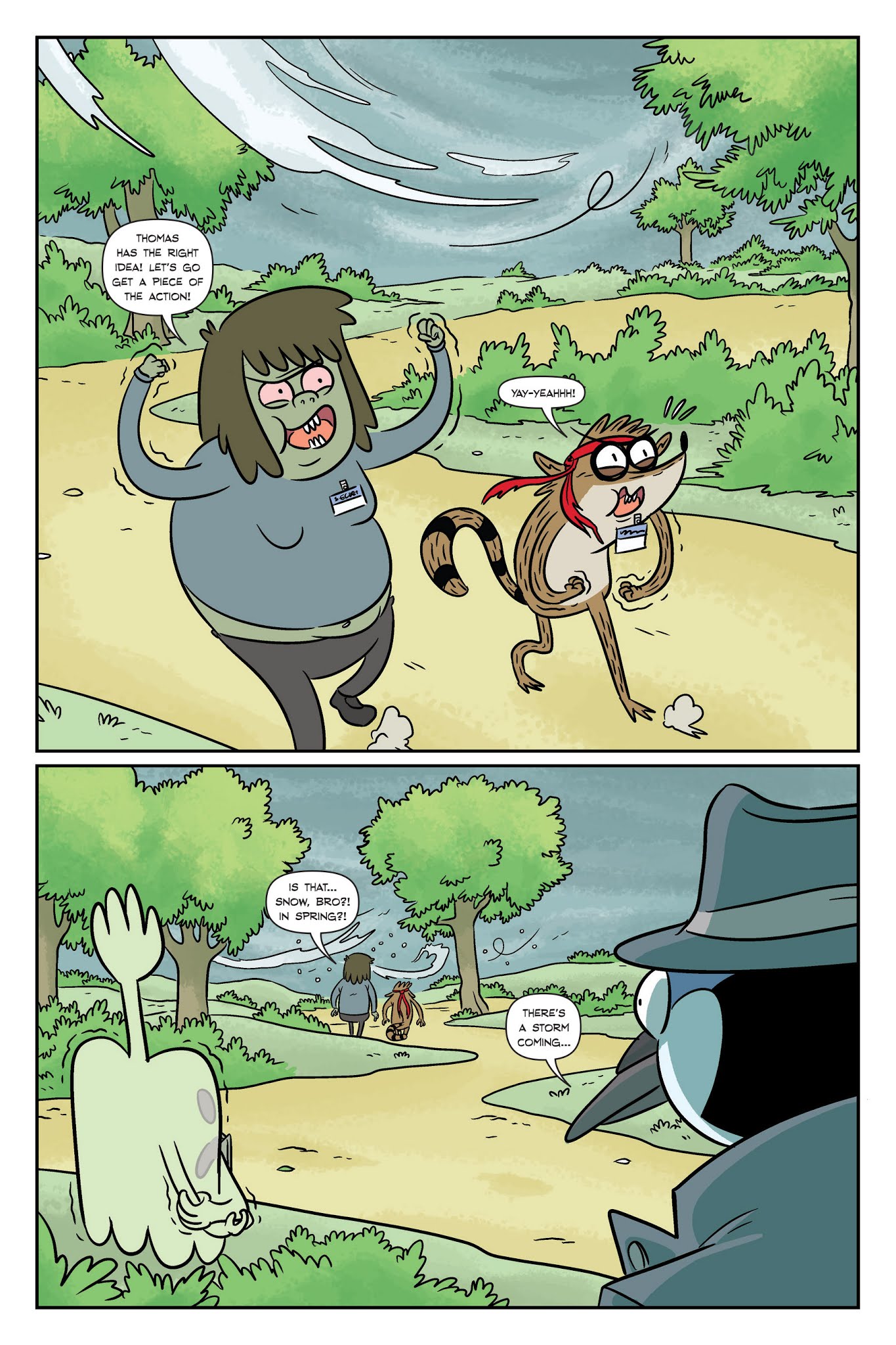 Read online Regular Show: Noir Means Noir, Buddy comic -  Issue # TPB (Part 1) - 20