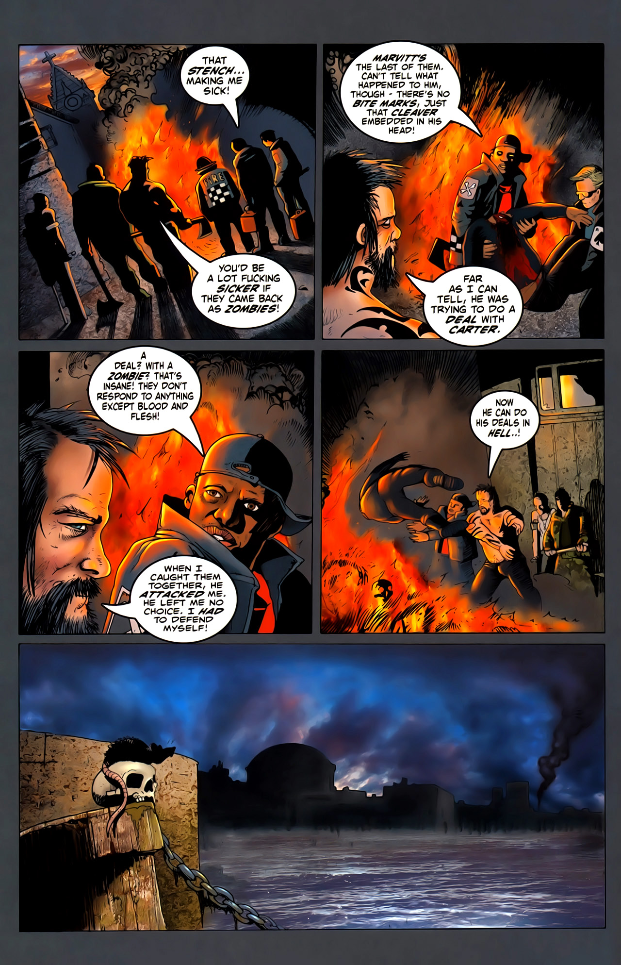 Read online The Dead: Kingdom of Flies comic -  Issue #4 - 5