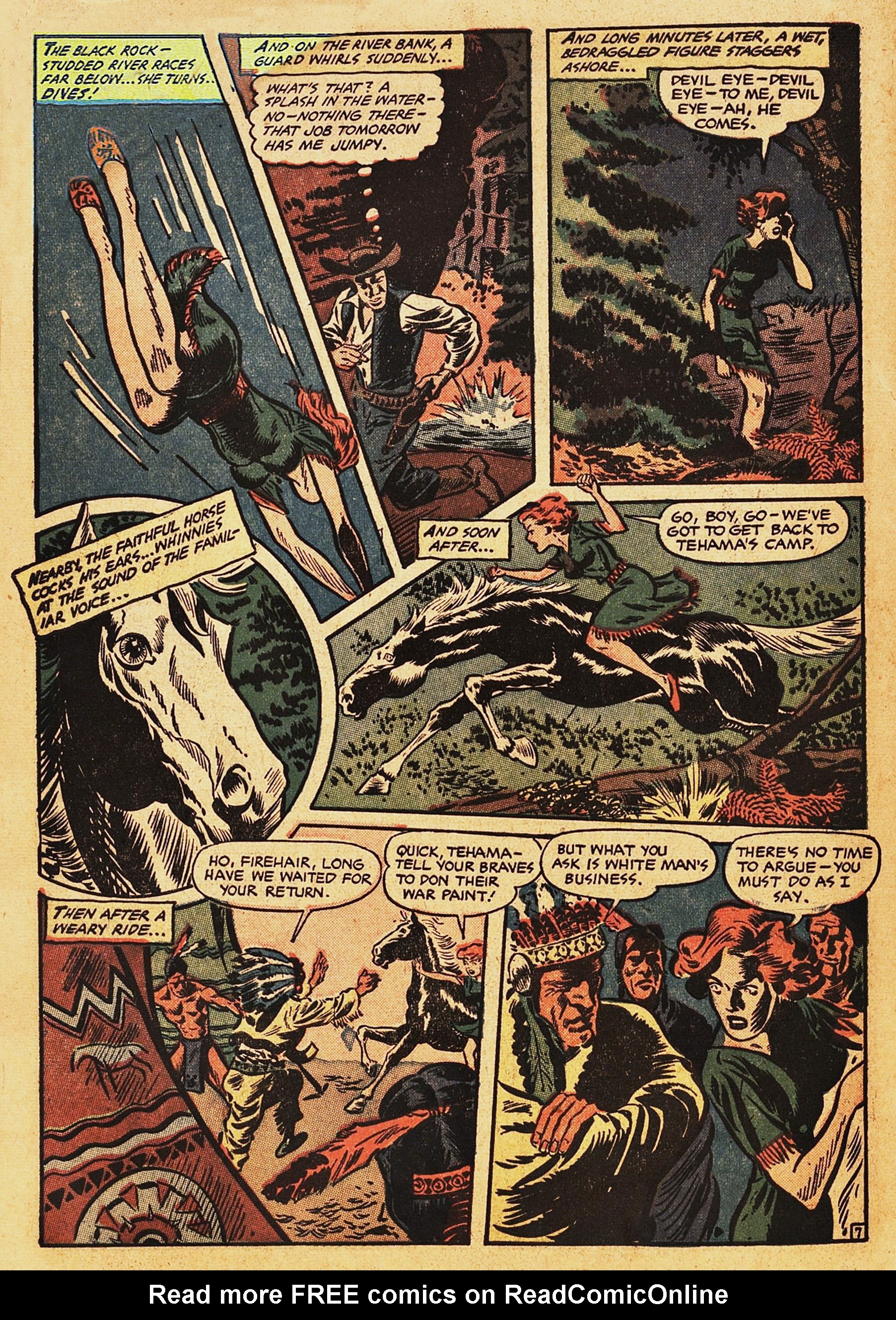 Read online Firehair (1951) comic -  Issue #11 - 30