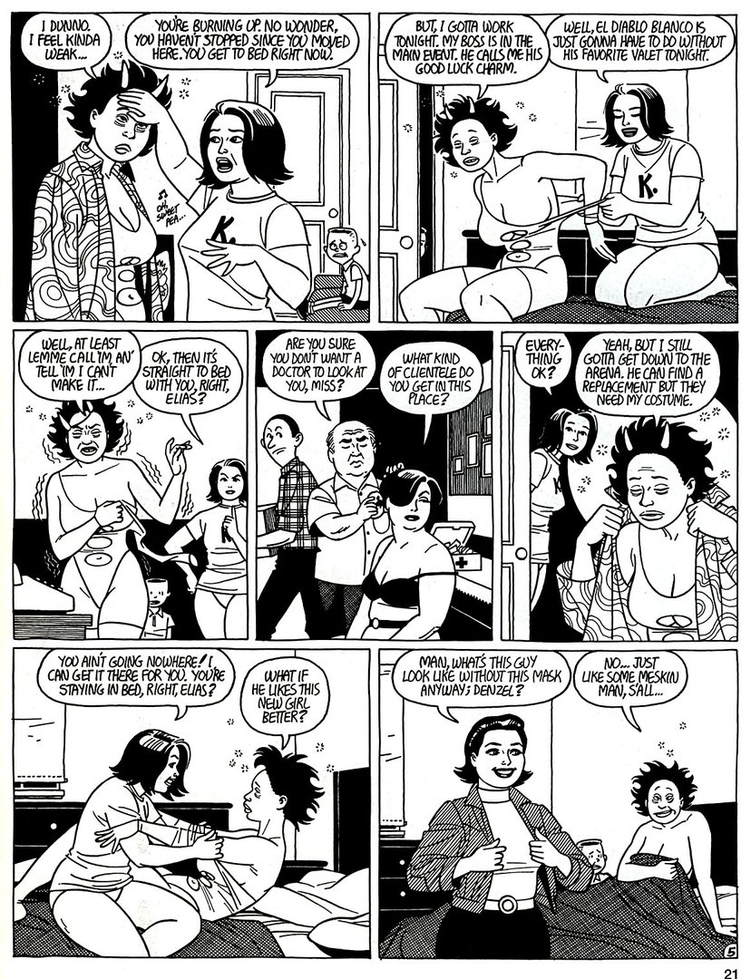 Read online Love and Rockets (1982) comic -  Issue #47 - 23