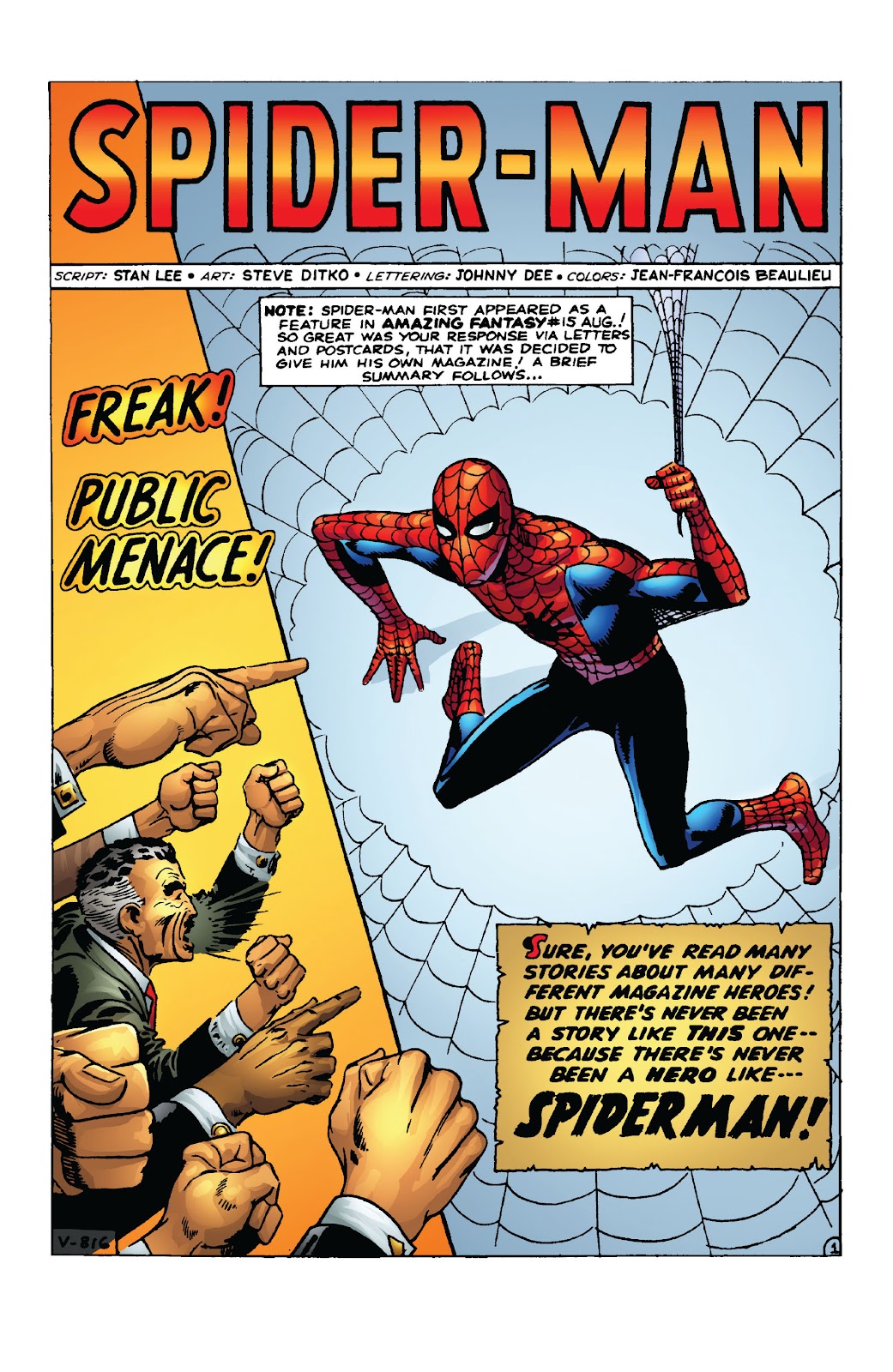 Amazing Fantasy #15: Spider-Man! issue Full - Page 16