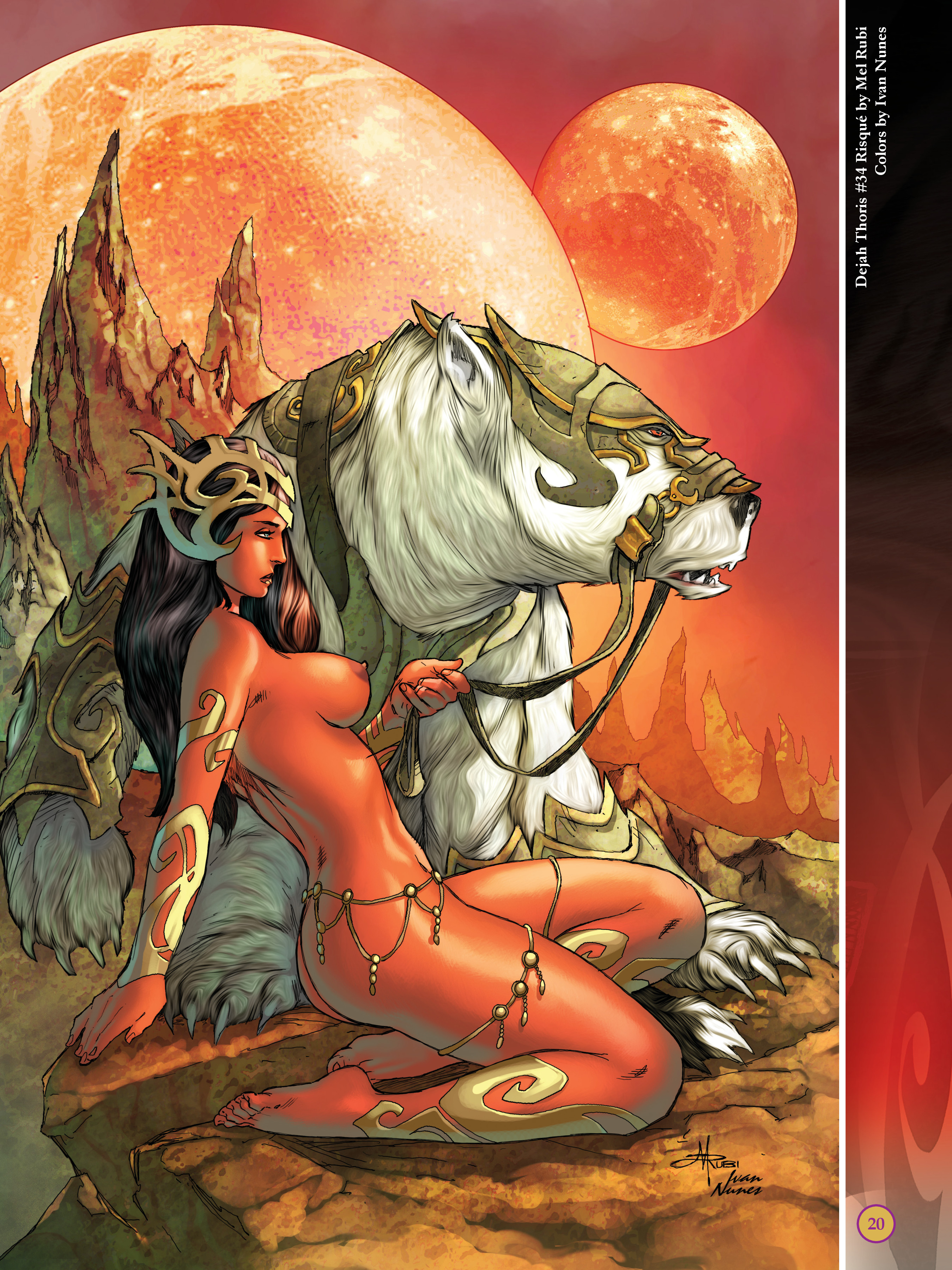 Read online The Art of Dejah Thoris and the Worlds of Mars comic -  Issue # TPB 2 (Part 1) - 19