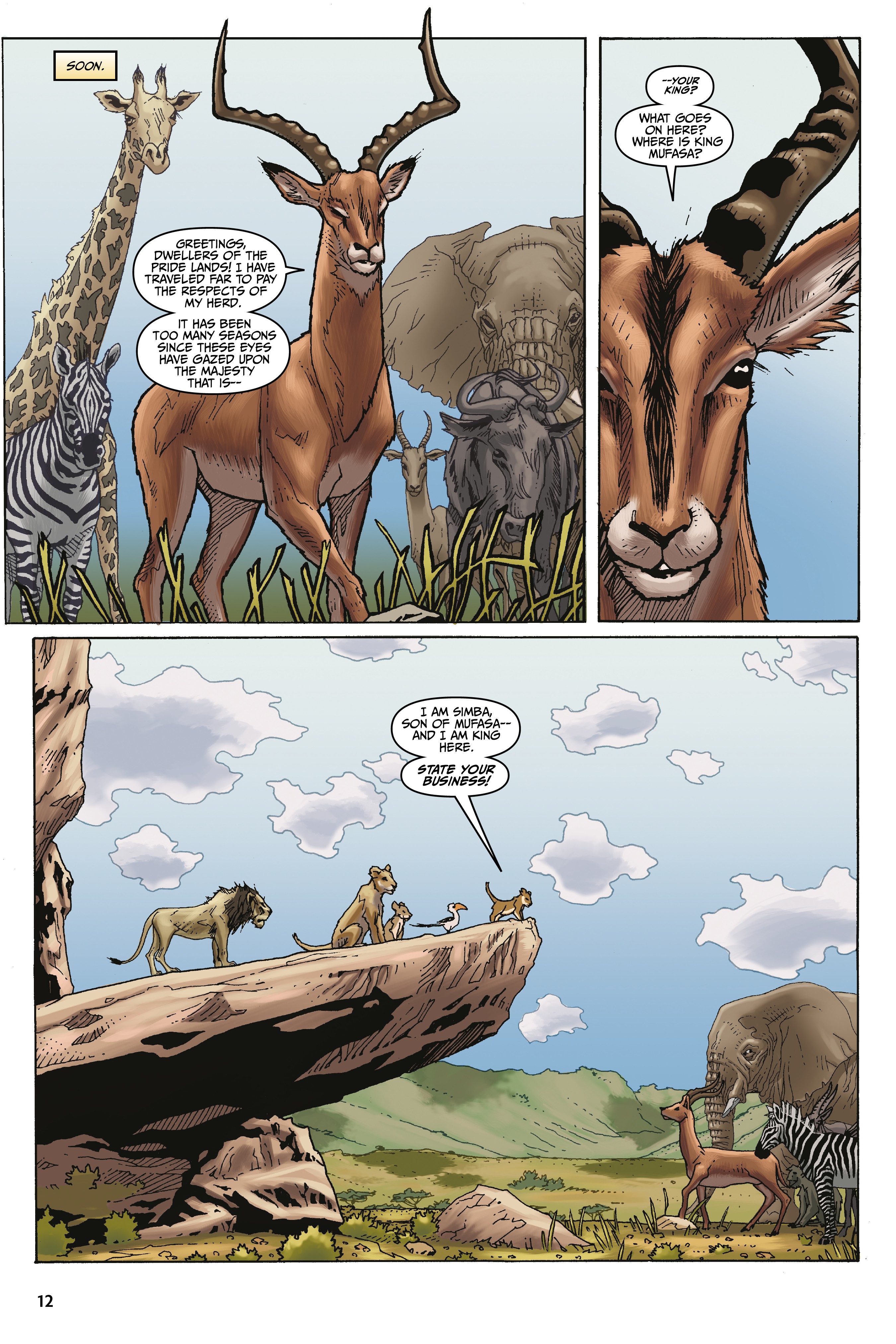 Read online Disney The Lion King: Wild Schemes and Catastrophes comic -  Issue # TPB - 13