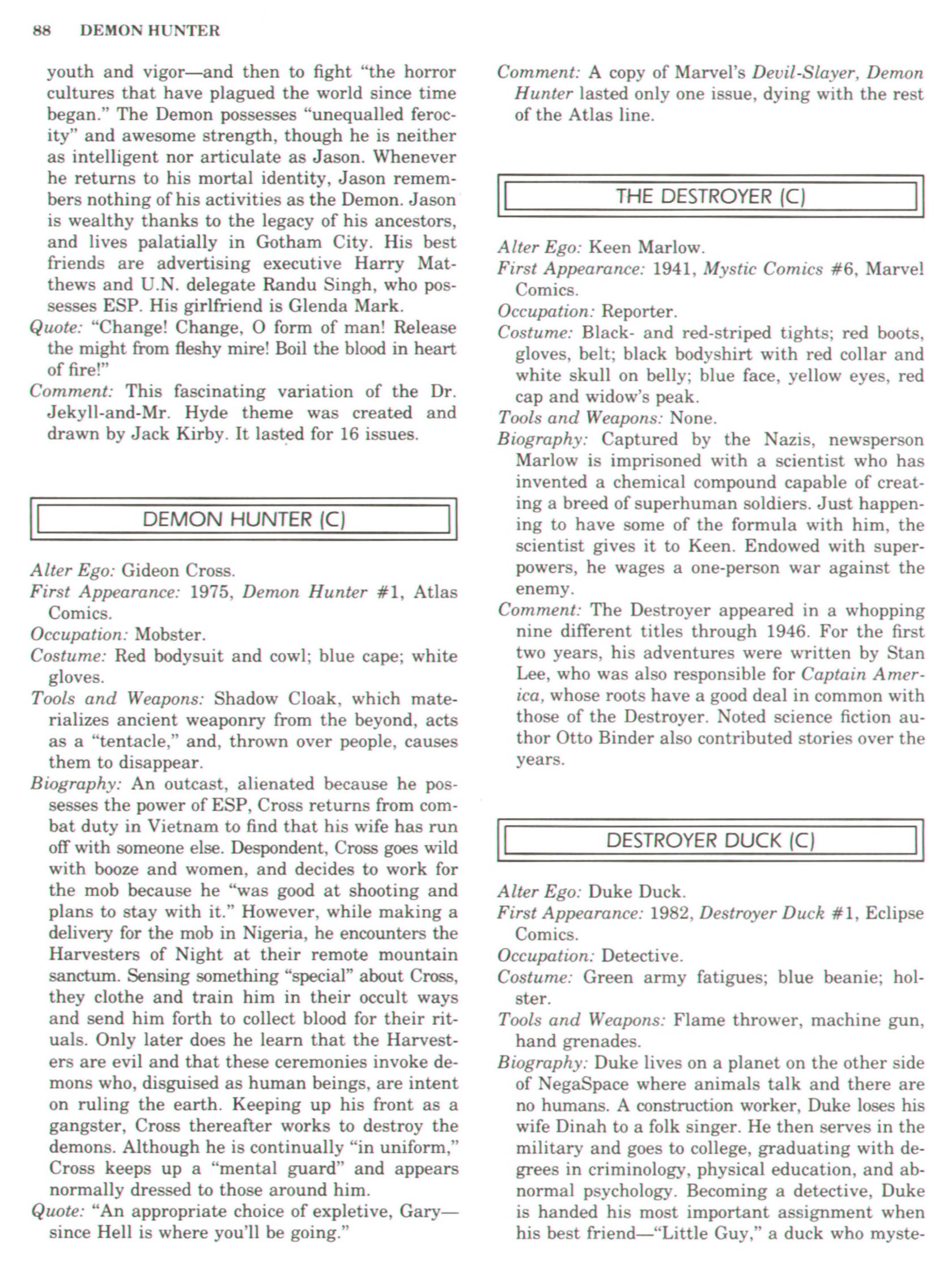 Read online The Encyclopedia of Superheroes comic -  Issue # TPB (Part 2) - 7