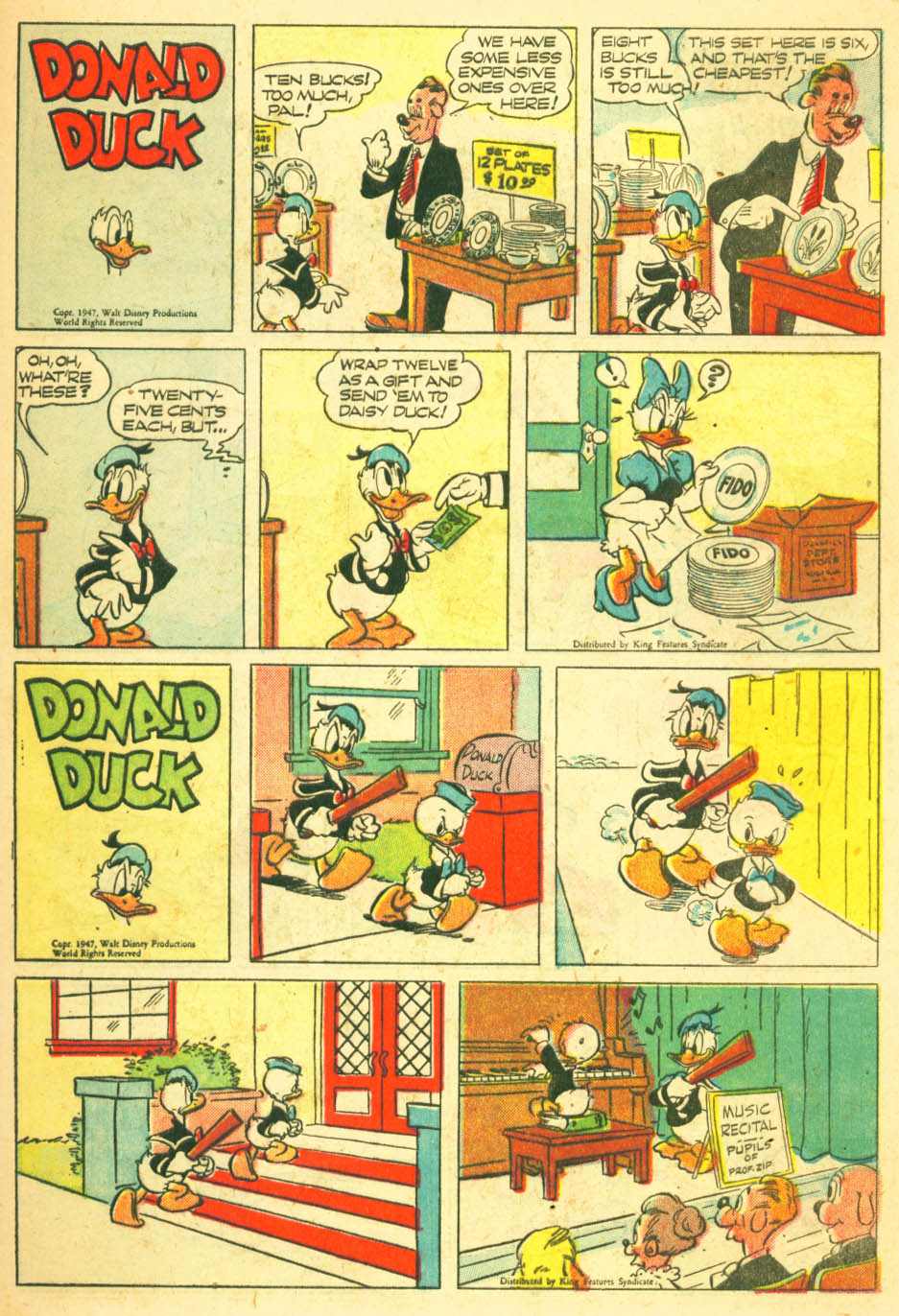 Read online Walt Disney's Comics and Stories comic -  Issue #121 - 37