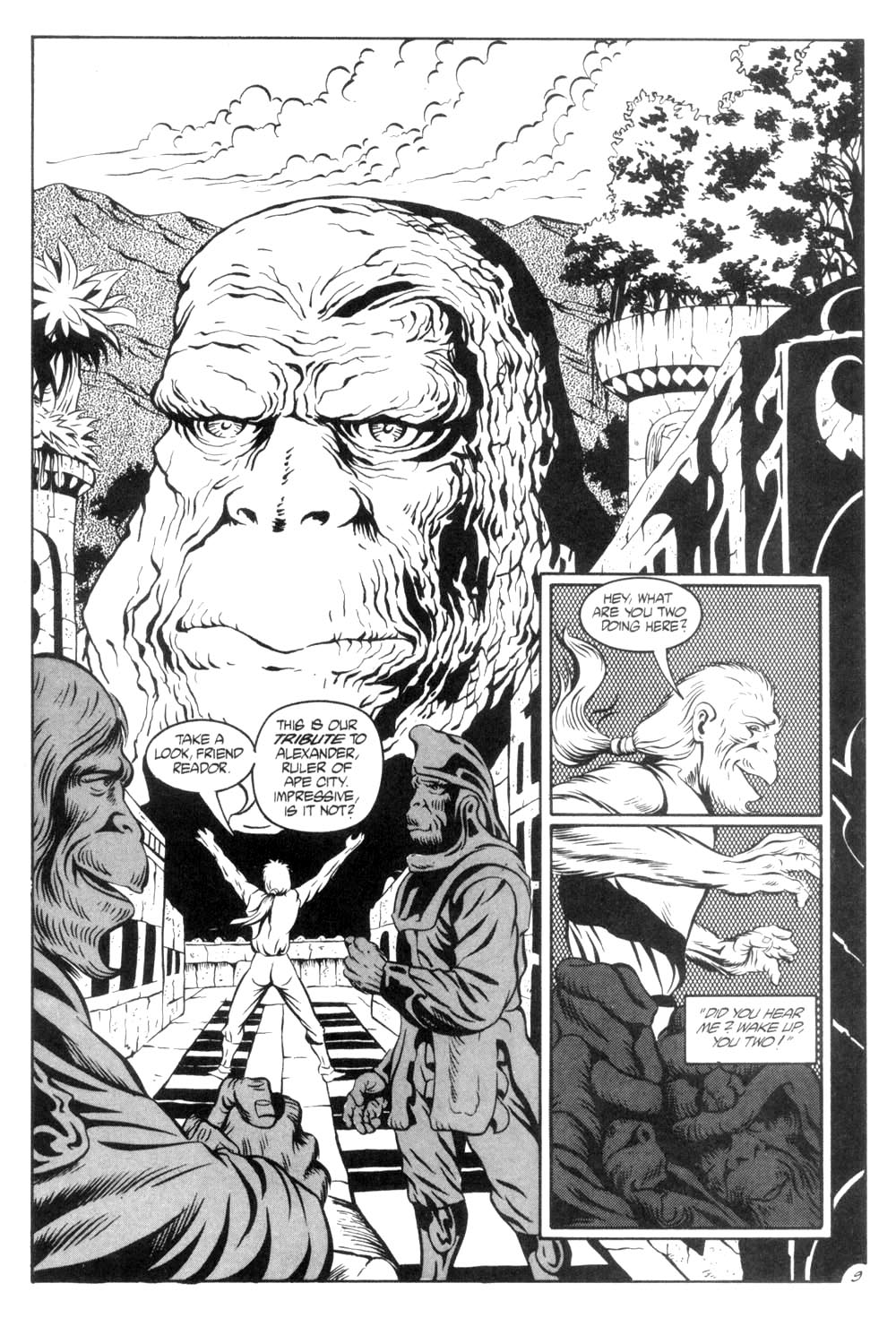 Read online Planet of the Apes (1990) comic -  Issue #6 - 11