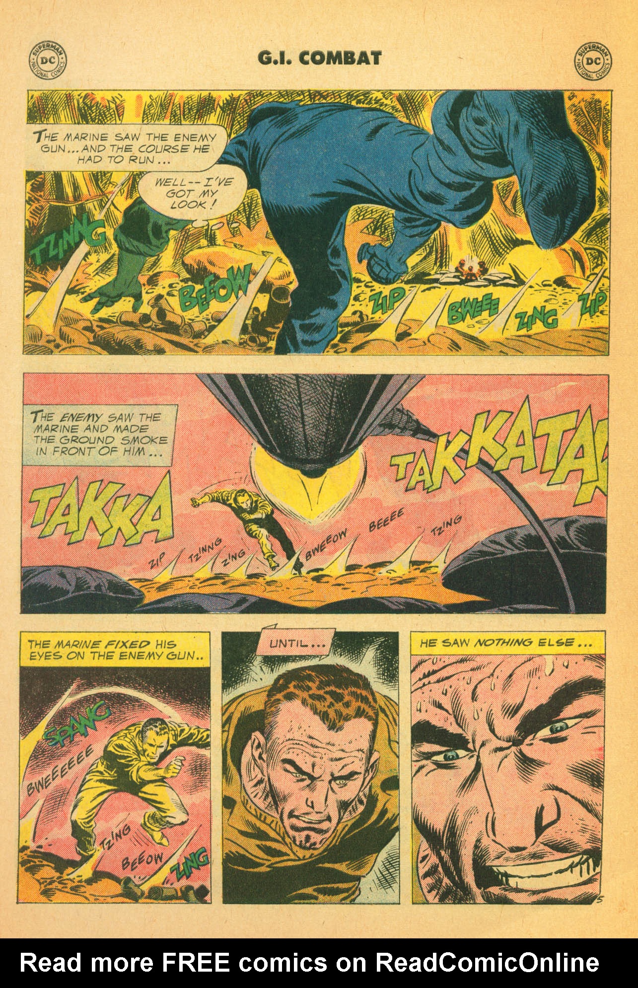Read online G.I. Combat (1952) comic -  Issue #69 - 7