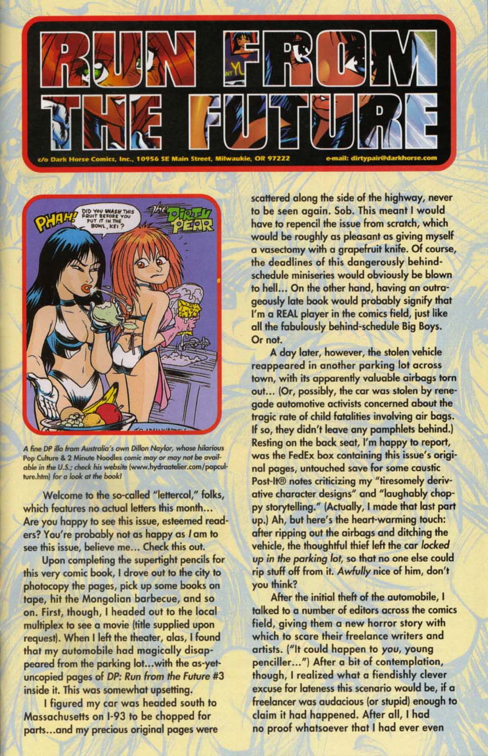 Read online Dirty Pair: Run From the Future comic -  Issue #3 - 27