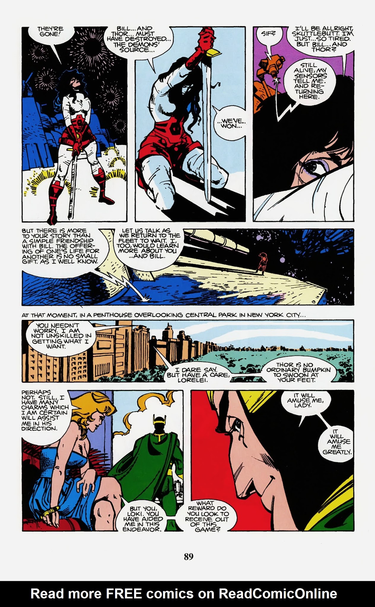 Read online Thor Visionaries: Walter Simonson comic -  Issue # TPB 1 - 91