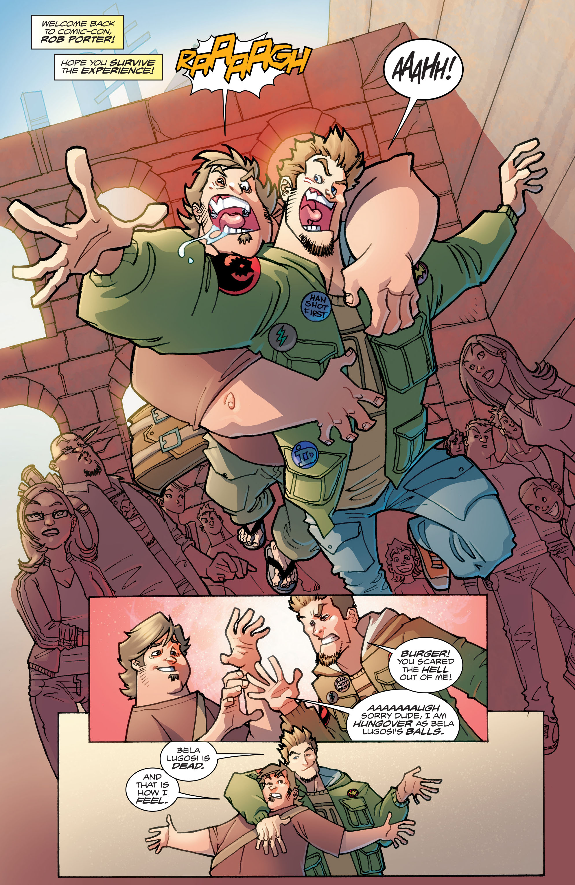 Read online Fanboys vs. Zombies comic -  Issue #1 - 12