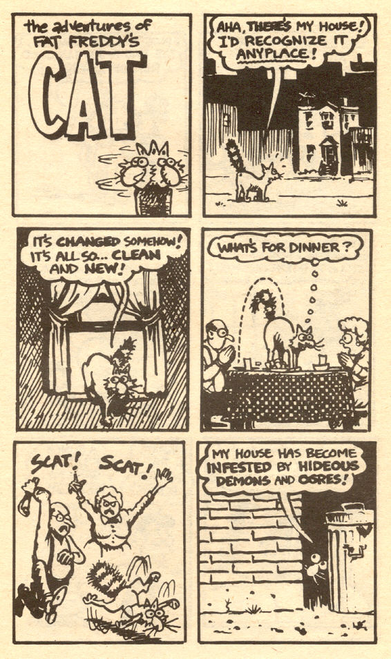Read online Adventures of Fat Freddy's Cat comic -  Issue #3 - 27