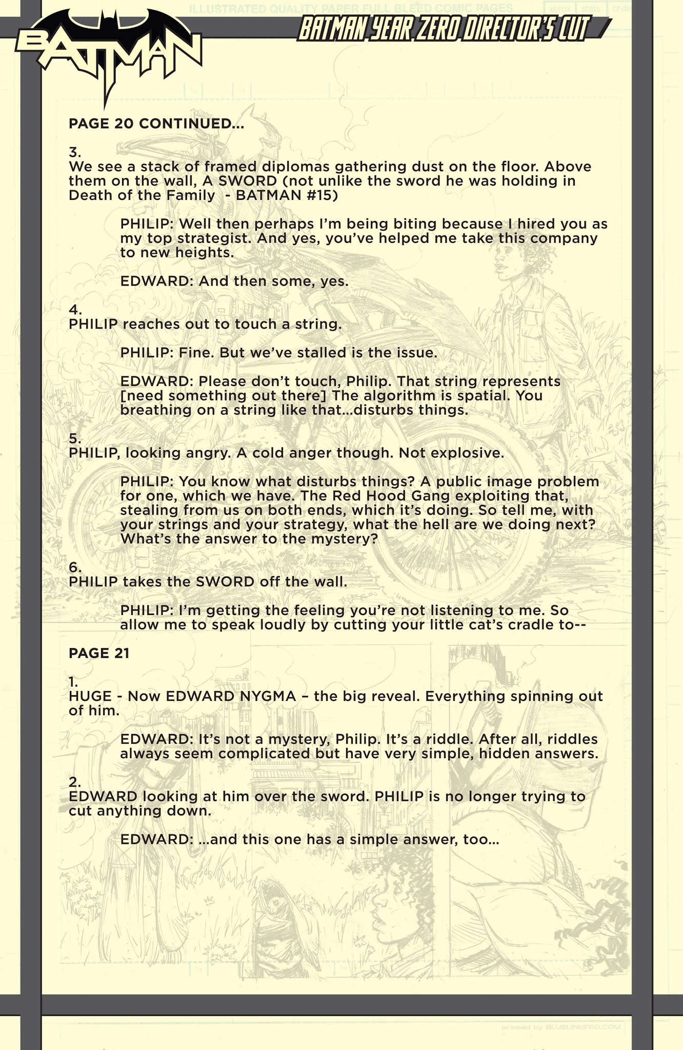 Read online Batman Zero Year Director's Cut comic -  Issue # Full - 48