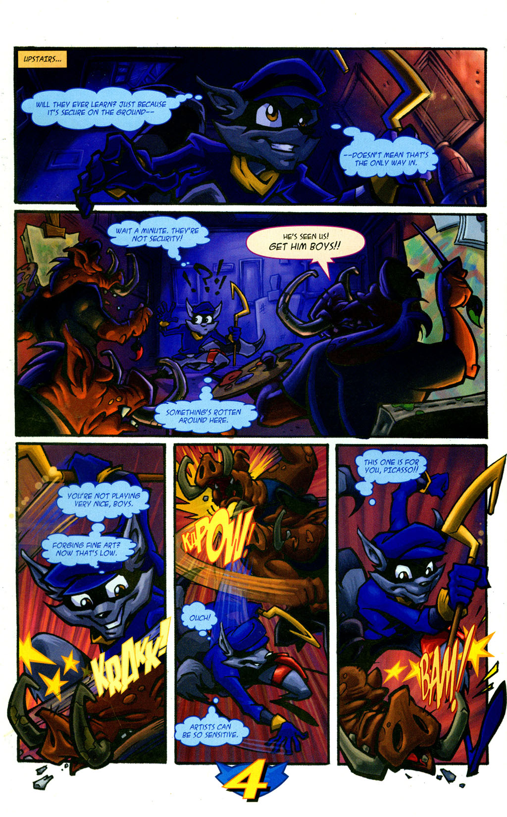 Read online The Adventures of Sly Cooper comic -  Issue #1 - 6