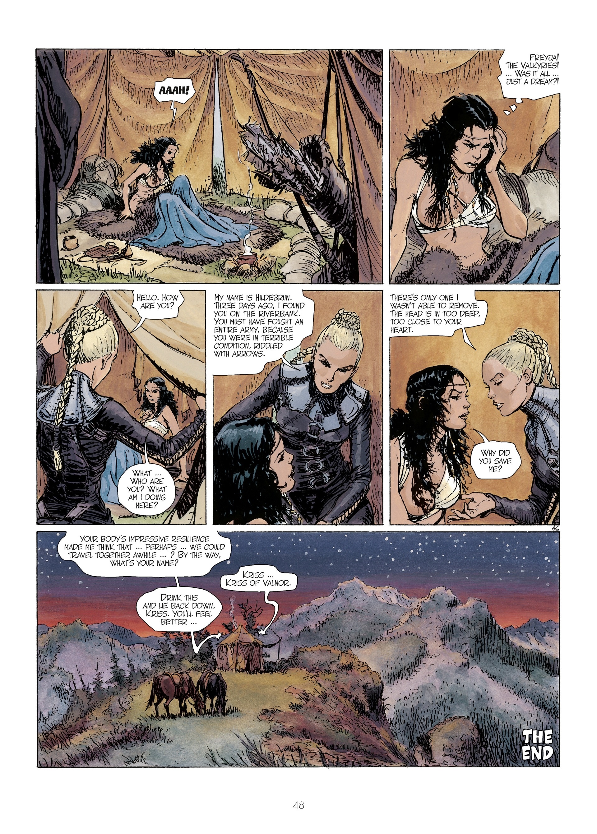 Read online Kriss of Valnor: The Valkyries' Judgement comic -  Issue # Full - 49