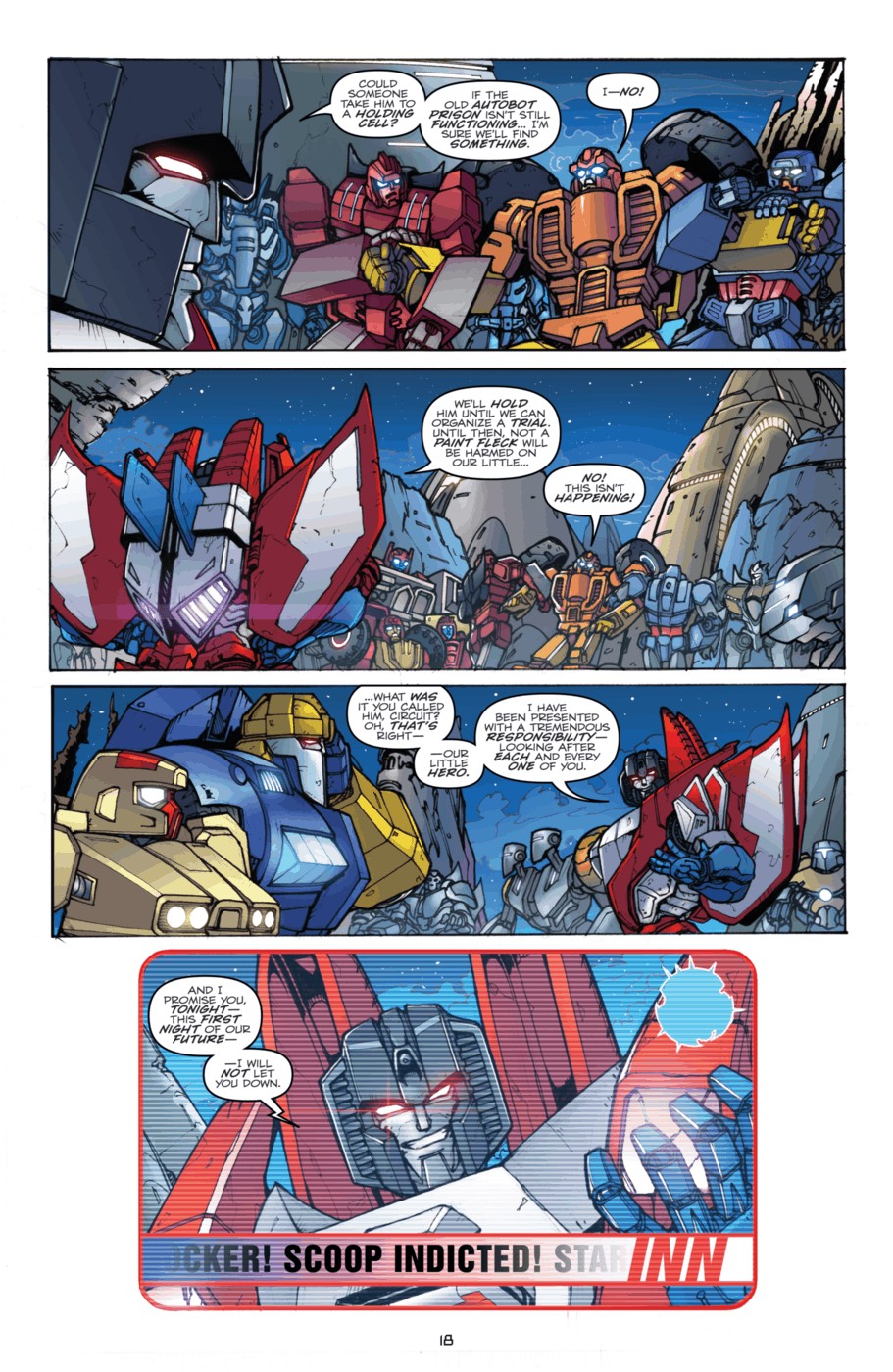 Read online Transformers: Robots In Disguise (2012) comic -  Issue #20 - 21