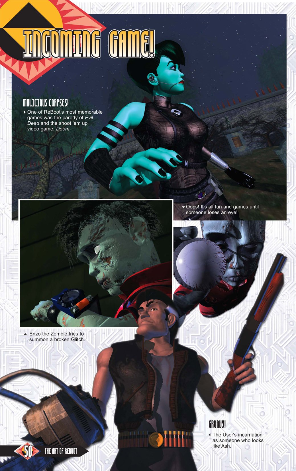 Read online The Art of Reboot comic -  Issue # TPB - 49