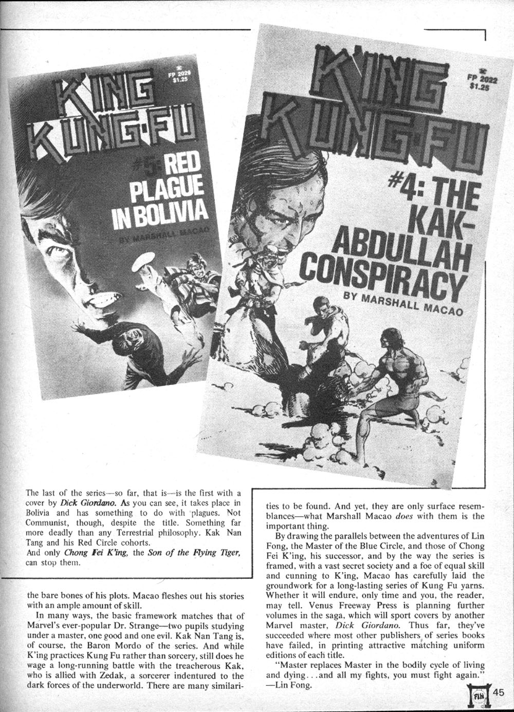 Read online The Deadly Hands of Kung Fu comic -  Issue #5 - 42