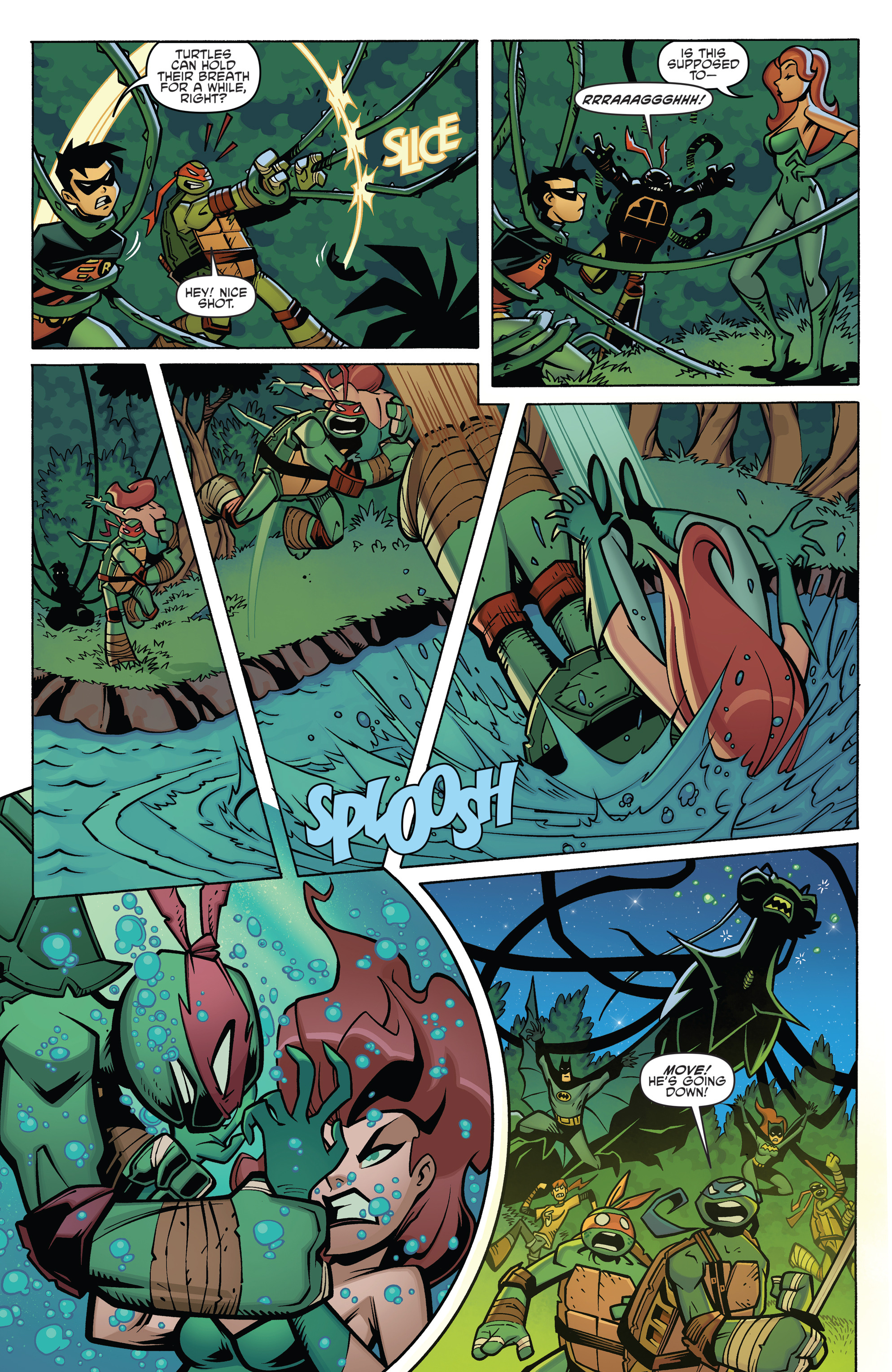 Read online Batman/Teenage Mutant Ninja Turtles Adventure comic -  Issue #3 - 14