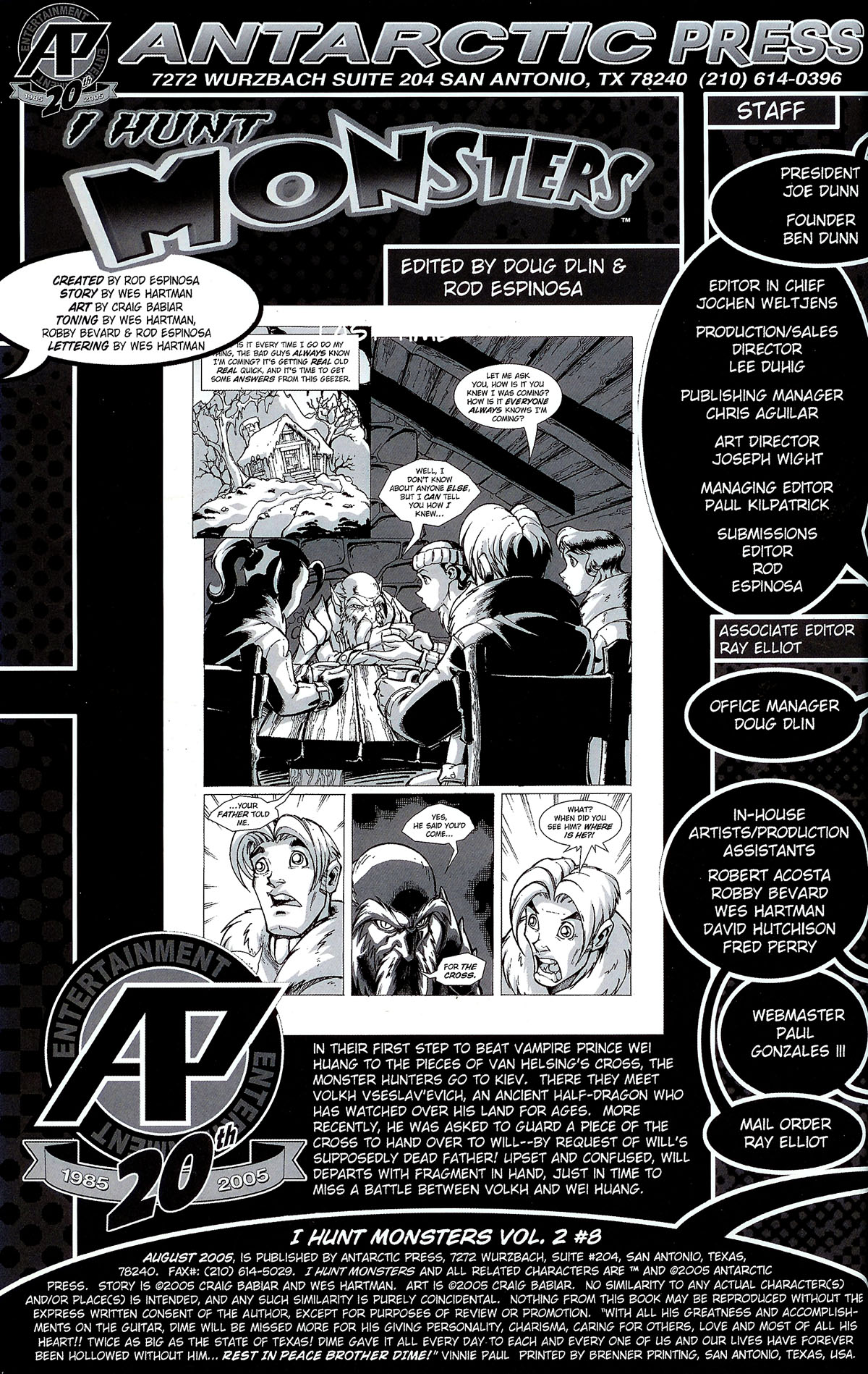 Read online I Hunt Monsters comic -  Issue #8 - 2
