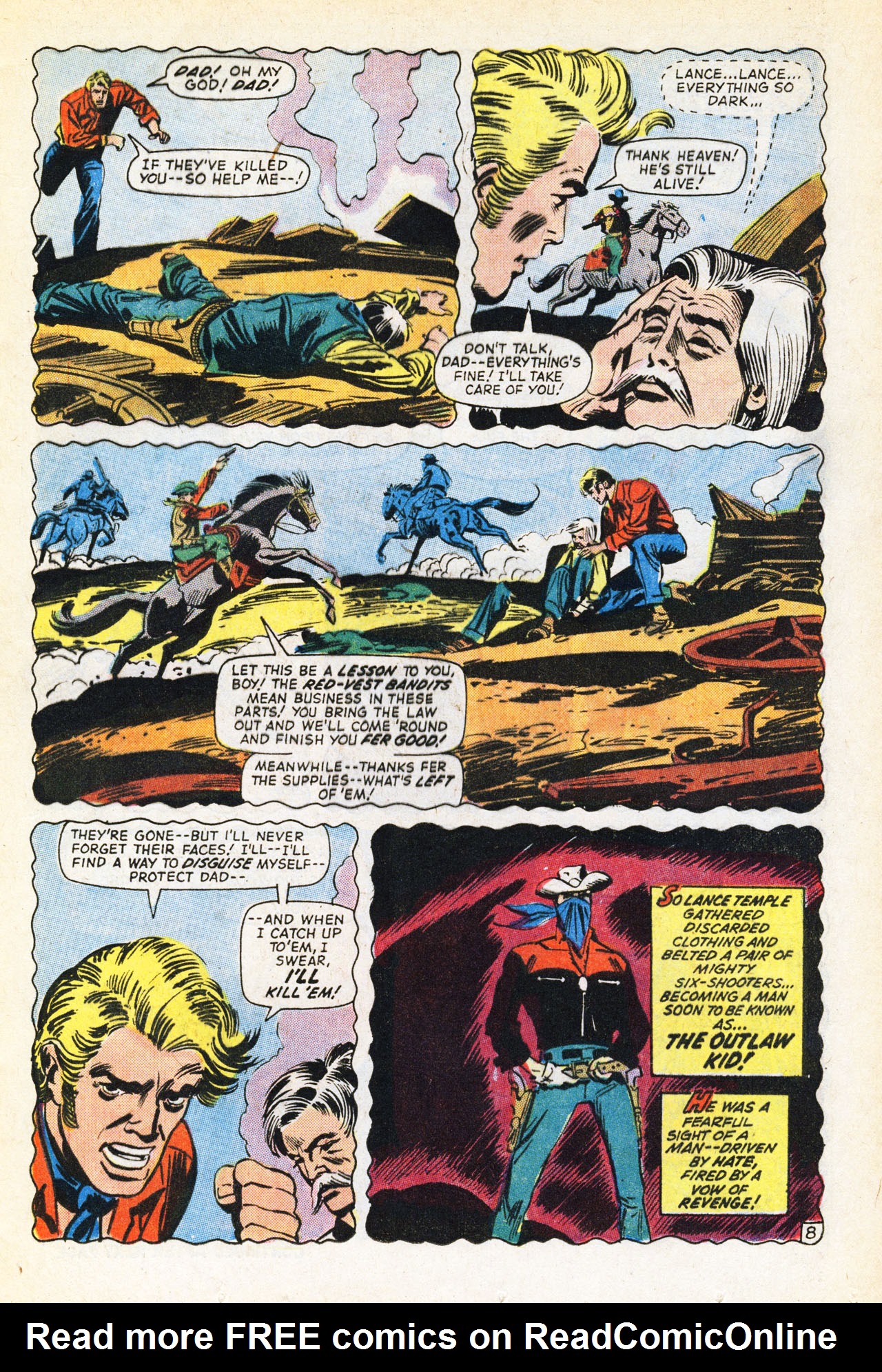 Read online The Outlaw Kid (1970) comic -  Issue #10 - 13