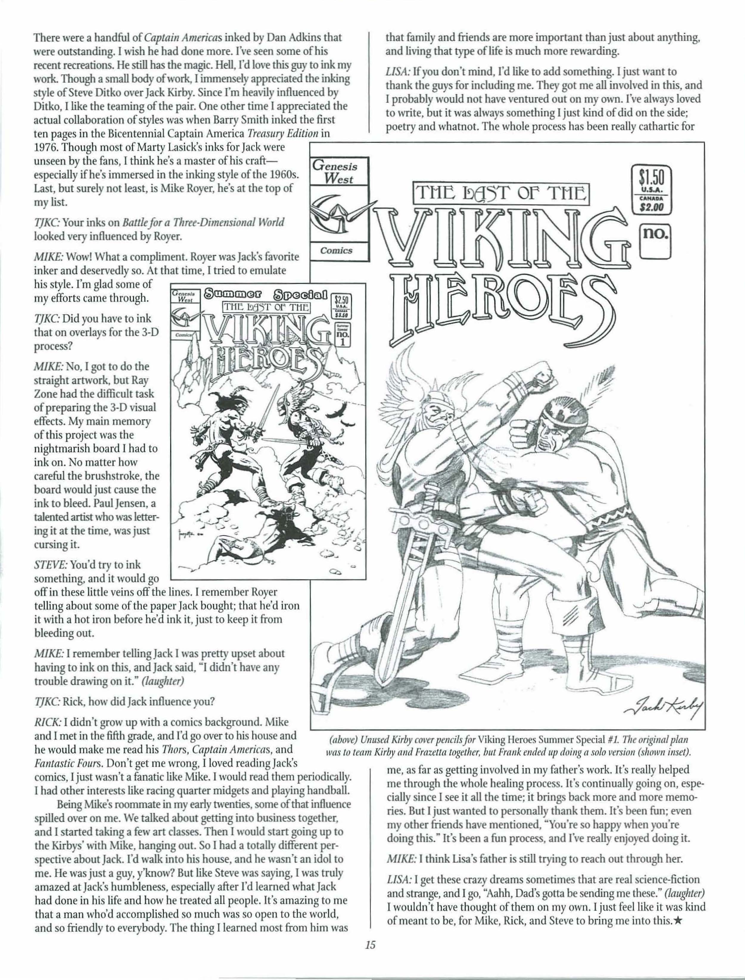 Read online The Jack Kirby Collector comic -  Issue #27 - 49