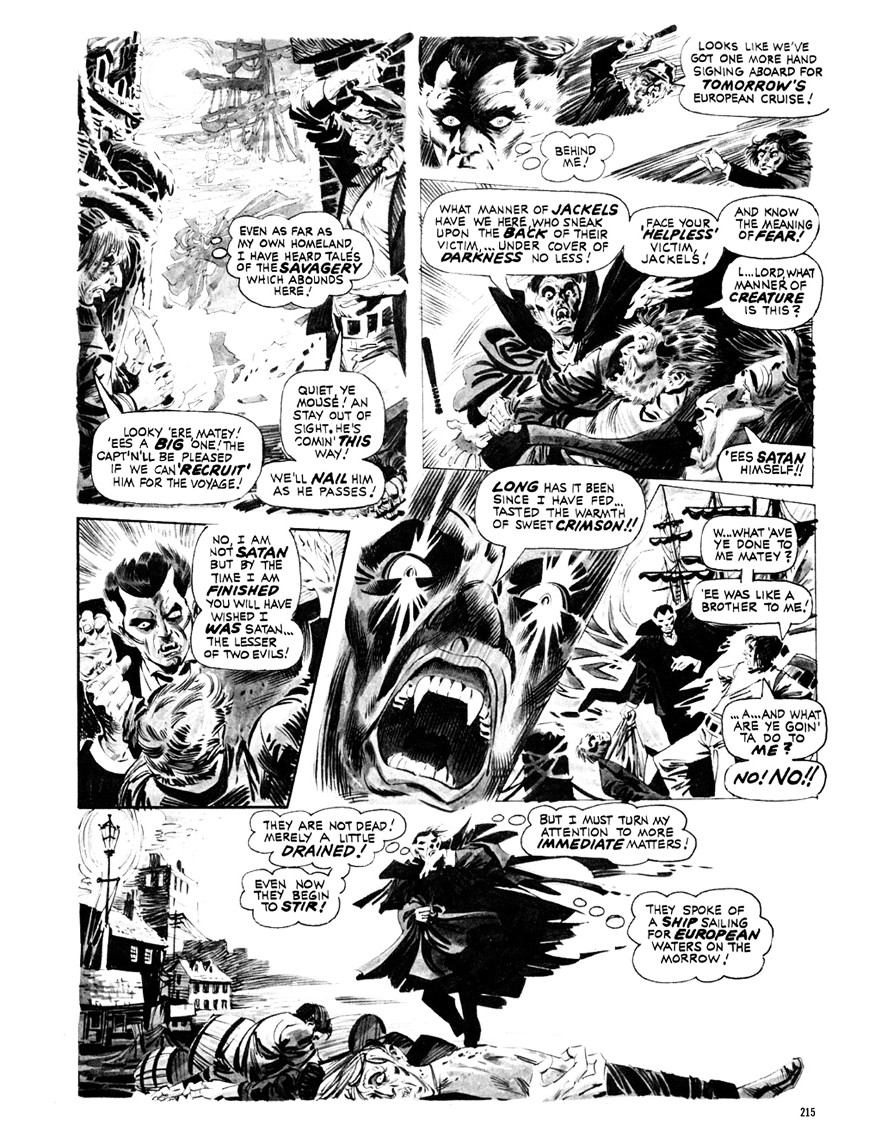 Read online Eerie Archives comic -  Issue # TPB 9 - 216