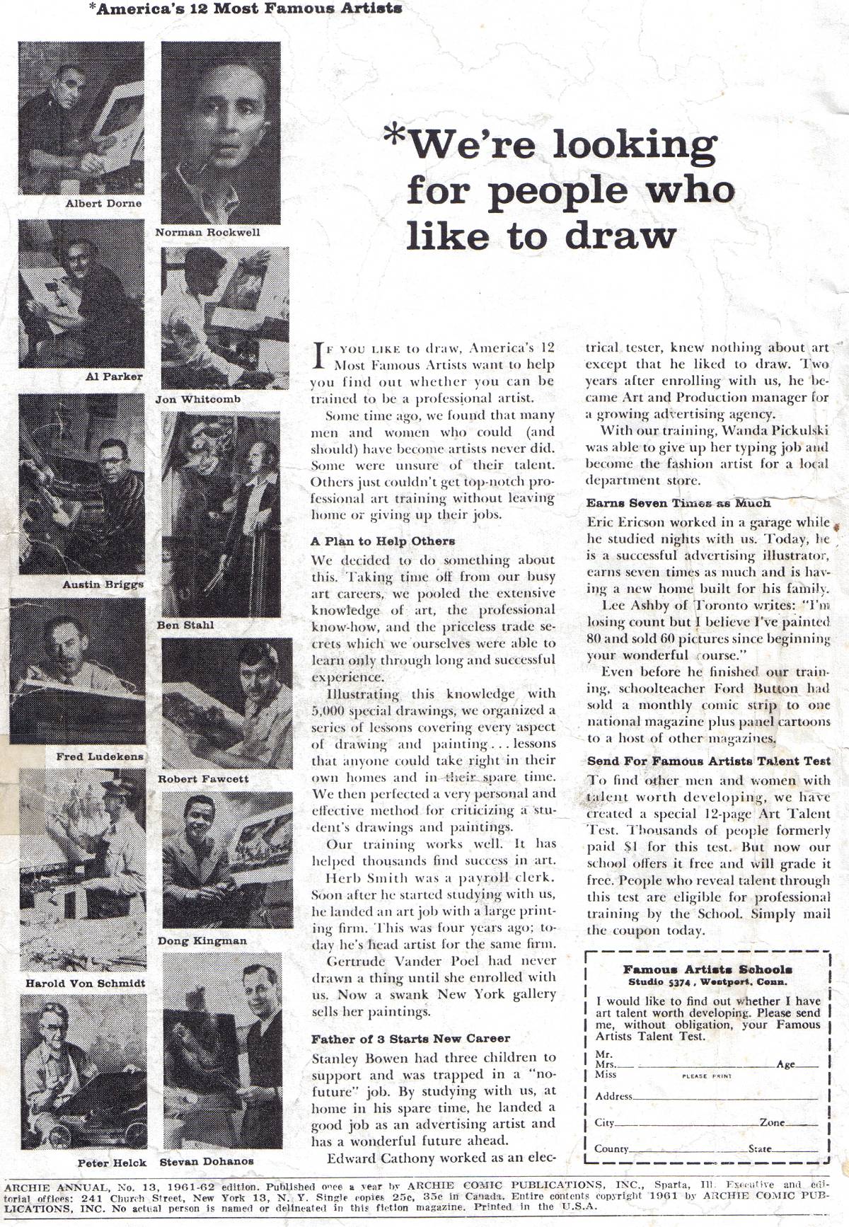 Read online Archie Annual comic -  Issue #13 - 2