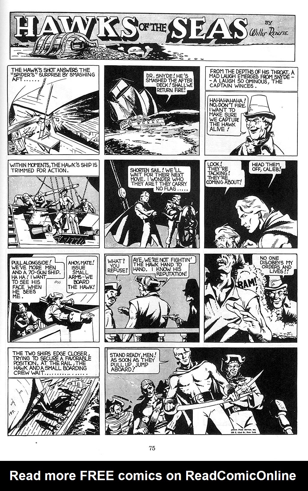 Read online Will Eisner's Hawks of the Seas comic -  Issue # TPB - 76