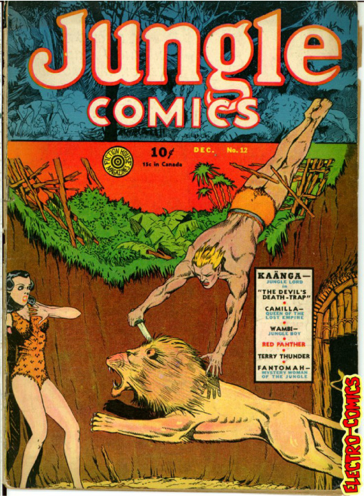 Read online Jungle Comics comic -  Issue #12 - 1
