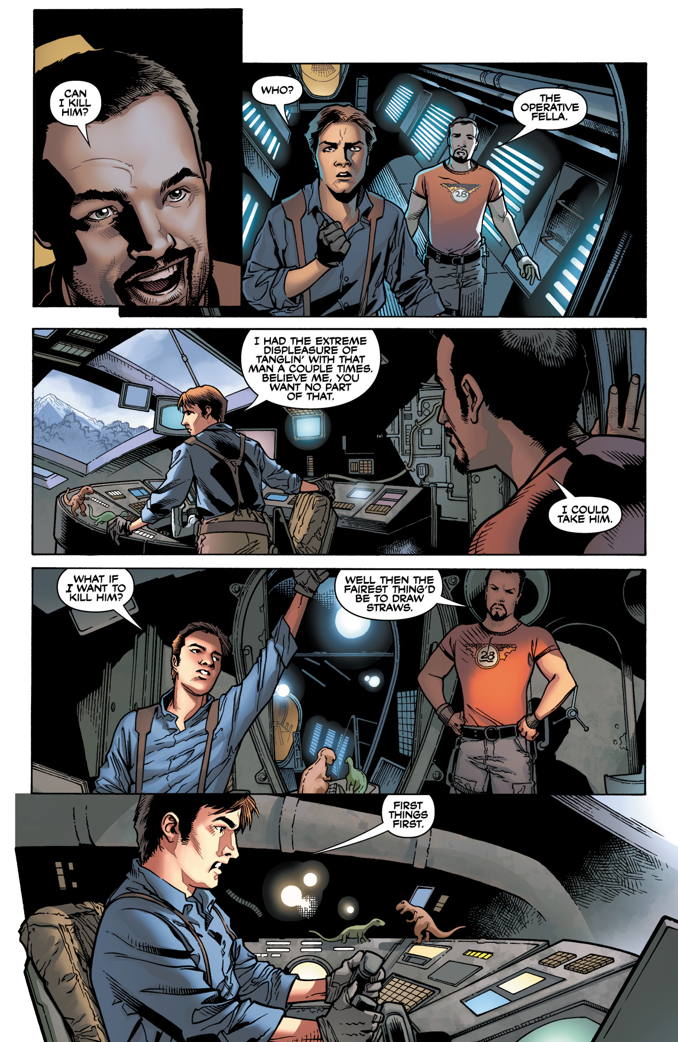 Read online Serenity: Firefly Class 03-K64  Leaves on the Wind comic -  Issue #4 - 5