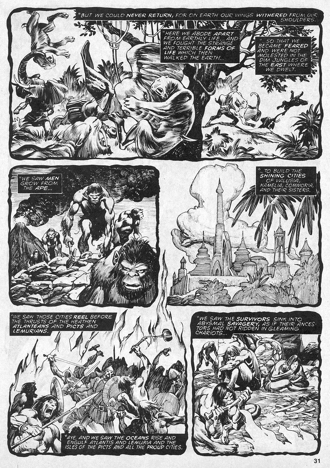 Read online The Savage Sword Of Conan comic -  Issue #24 - 31
