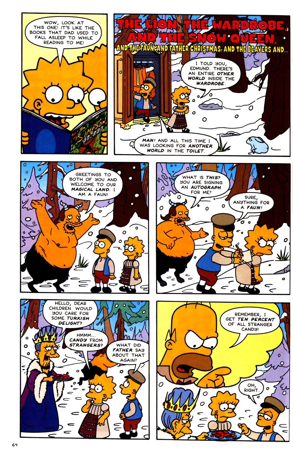 Read online Simpsons Comics comic -  Issue #100 - 66