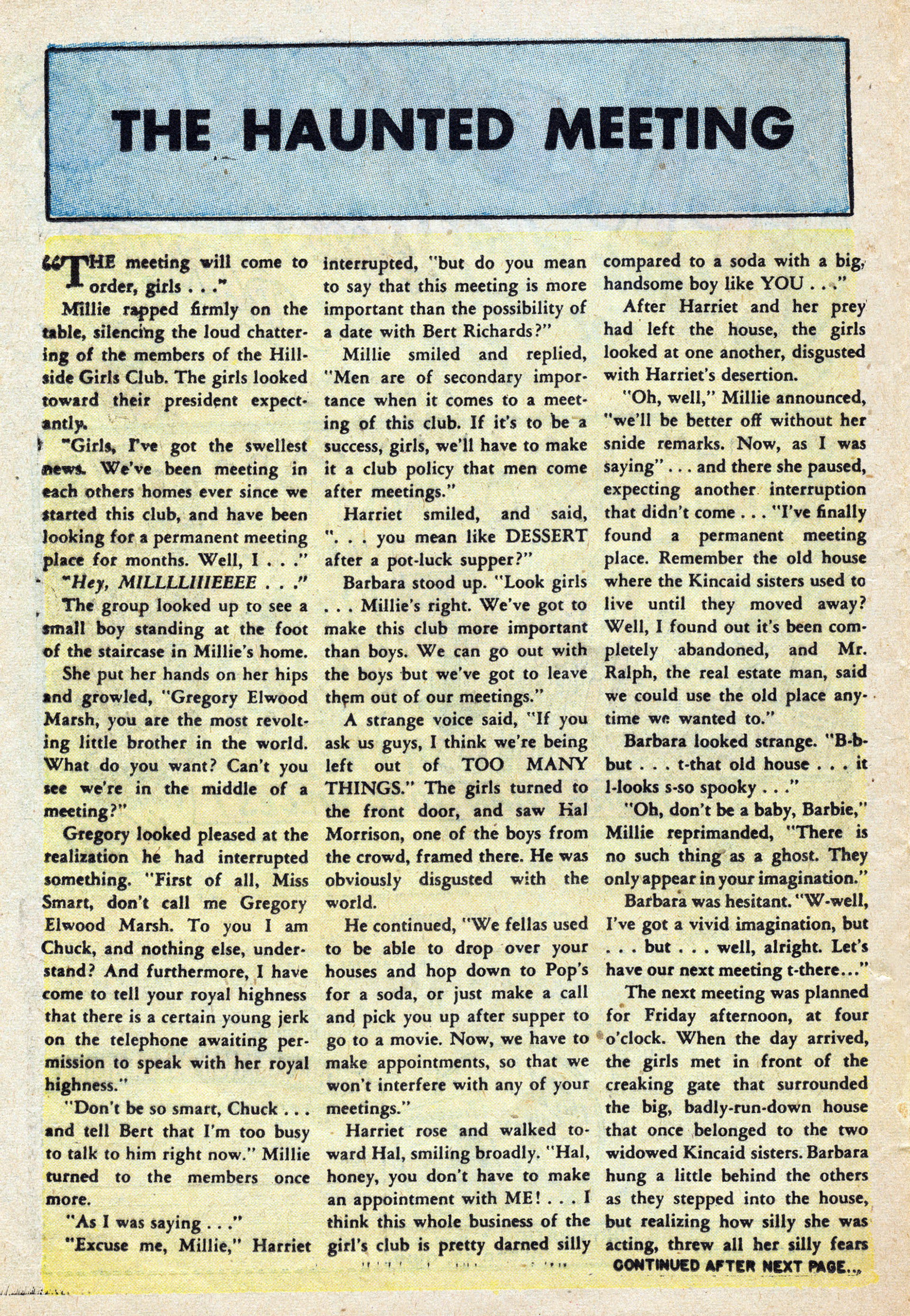 Read online Georgie Comics (1949) comic -  Issue #38 - 16