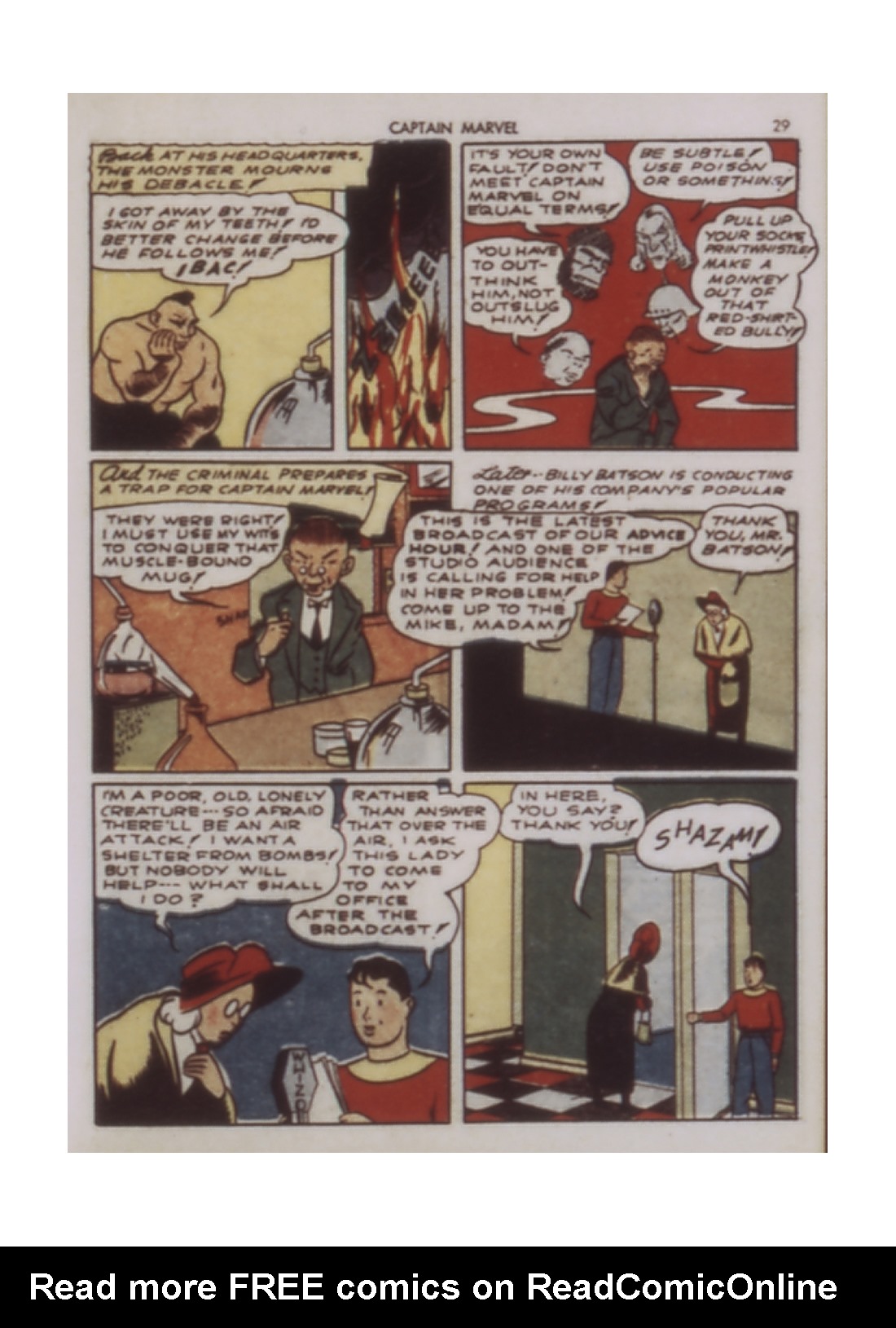 Read online Captain Marvel Adventures comic -  Issue #9 - 29