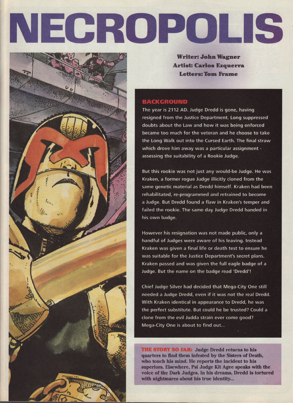 Read online Judge Dredd Megazine (vol. 3) comic -  Issue #22 - 29