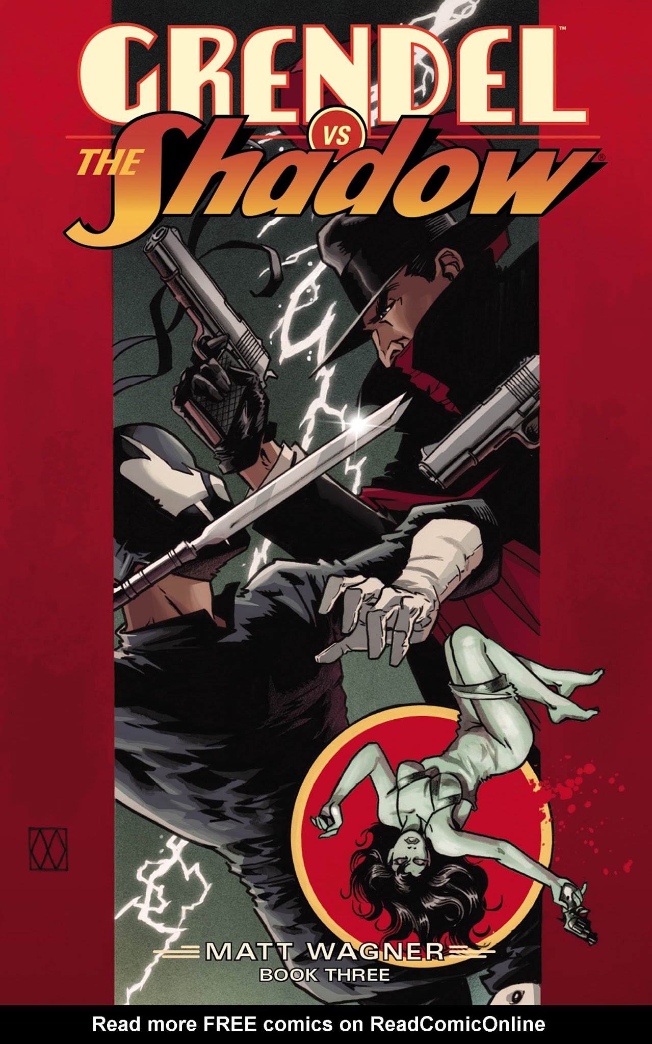 Read online Grendel vs. The Shadow comic -  Issue #3 - 1