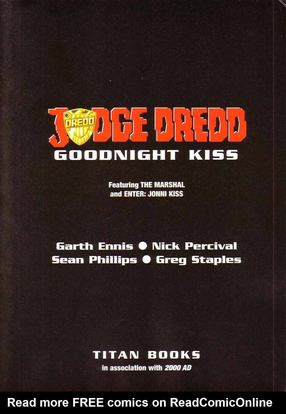 Judge Dredd: Goodnight Kiss issue TPB - Page 3