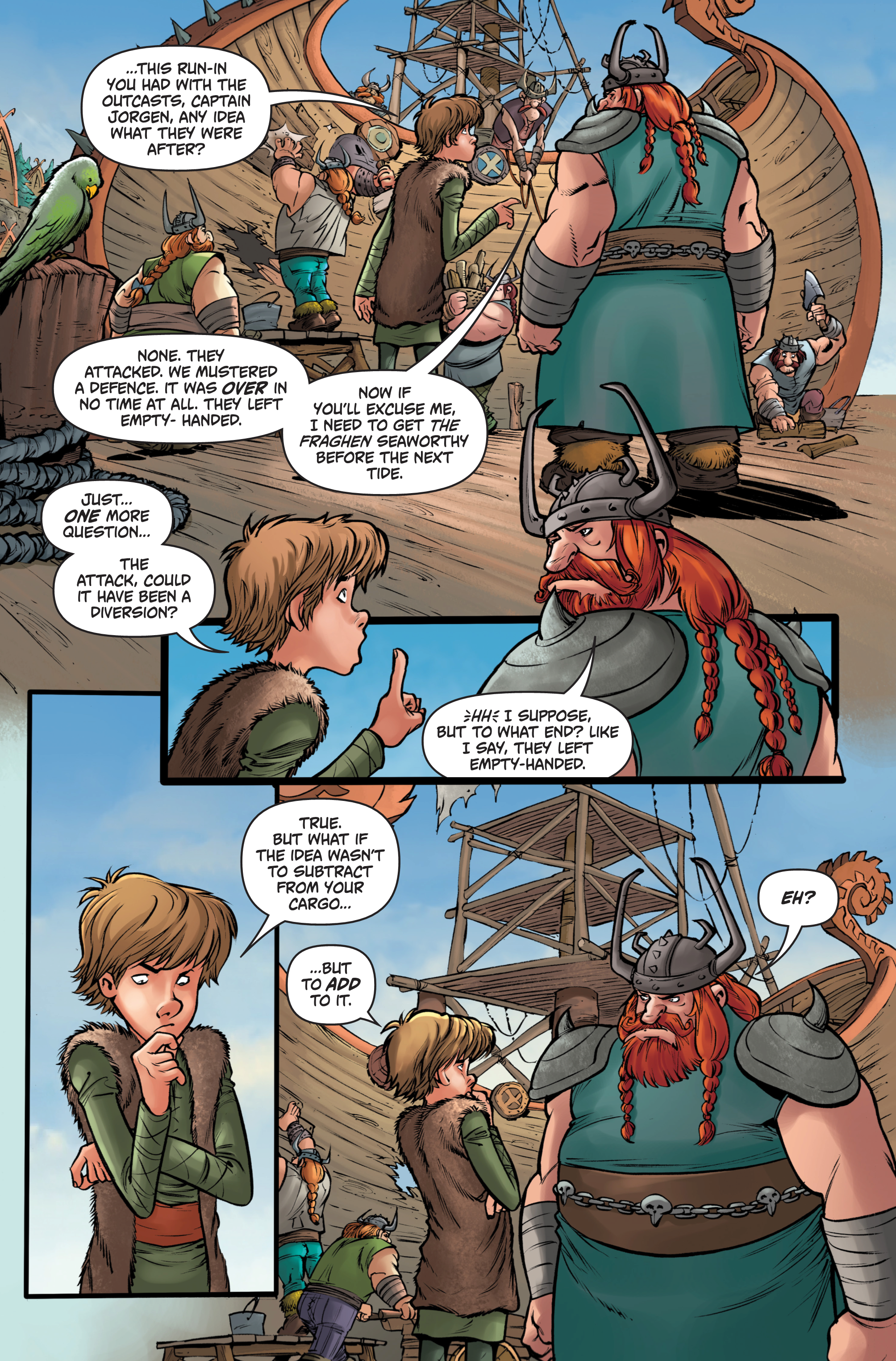 Read online DreamWorks Dragons: Riders of Berk comic -  Issue # _TPB - 92