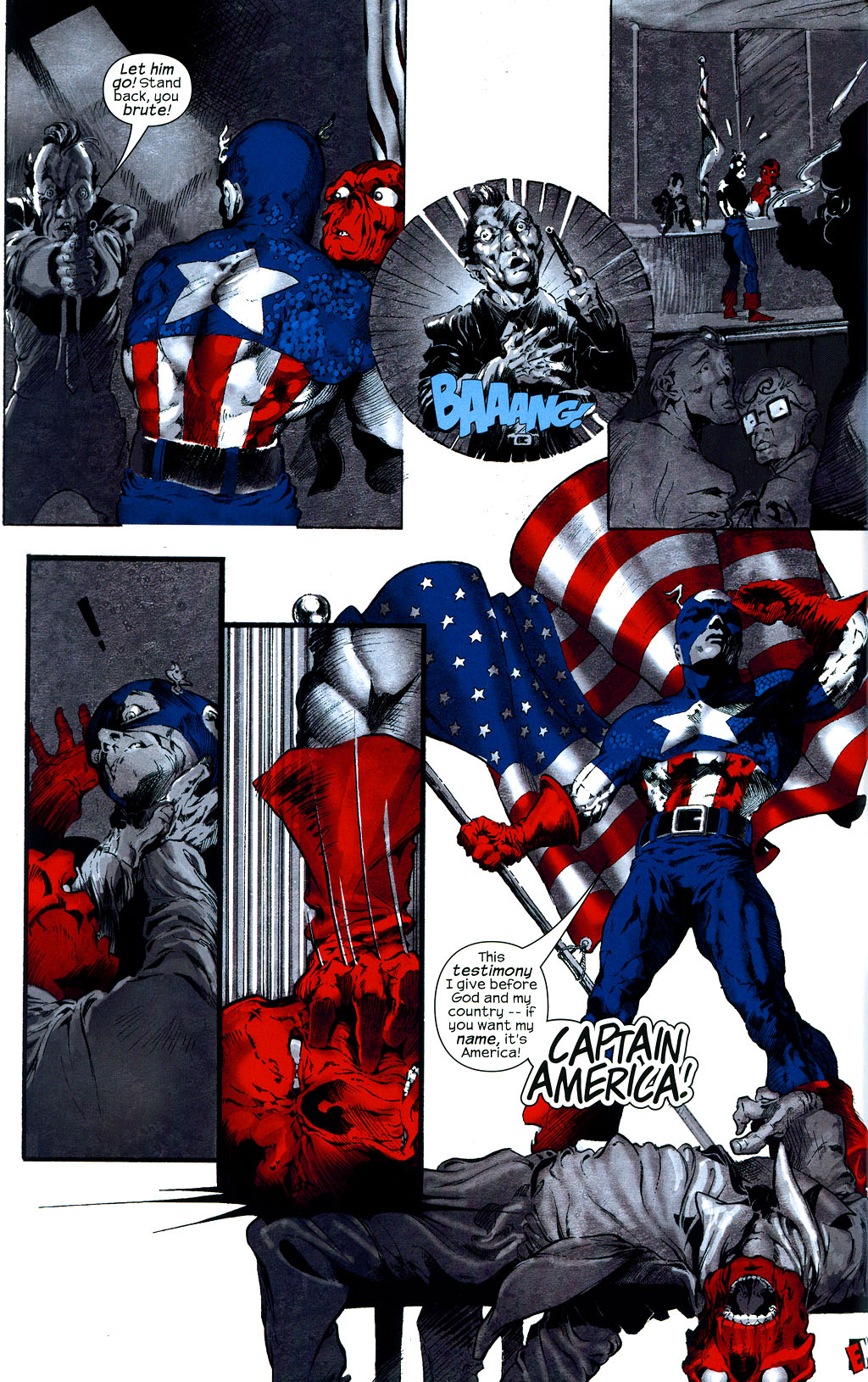 Read online Captain America: Red, White & Blue comic -  Issue # TPB - 54