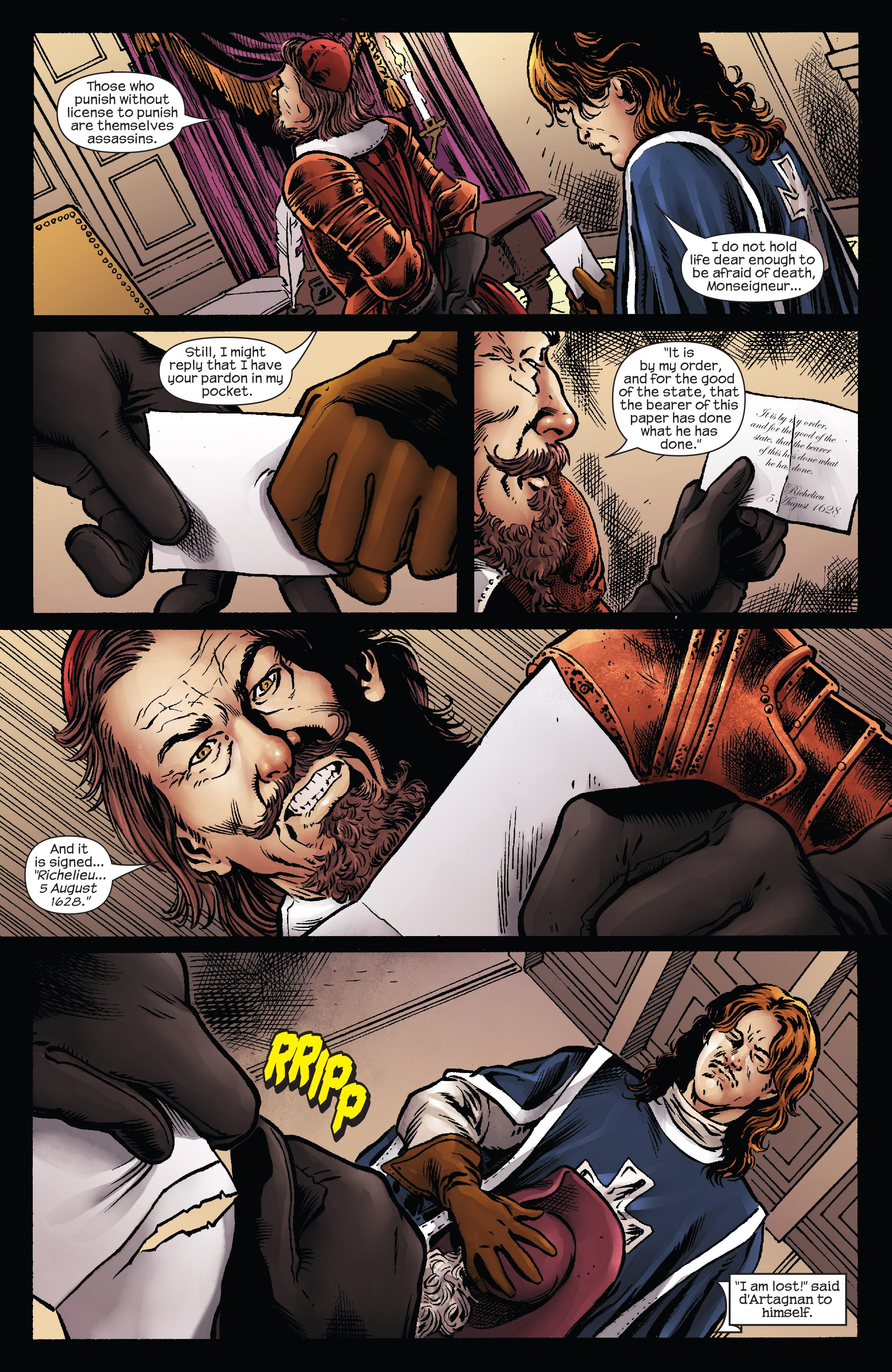 Read online Marvel Illustrated: The Three Musketeers comic -  Issue #6 - 19