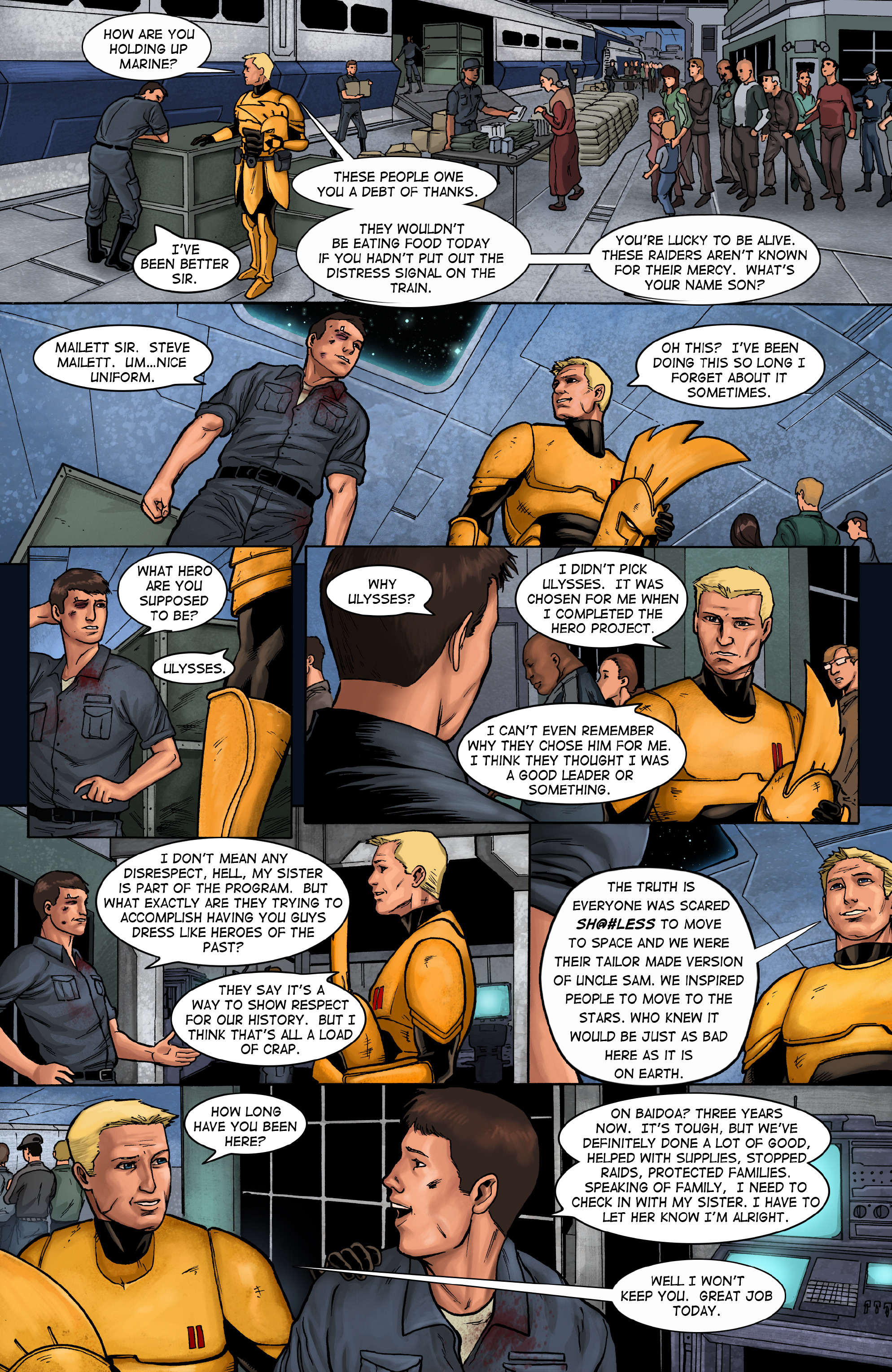 Read online The Heroes of Echo Company comic -  Issue #0 - 9