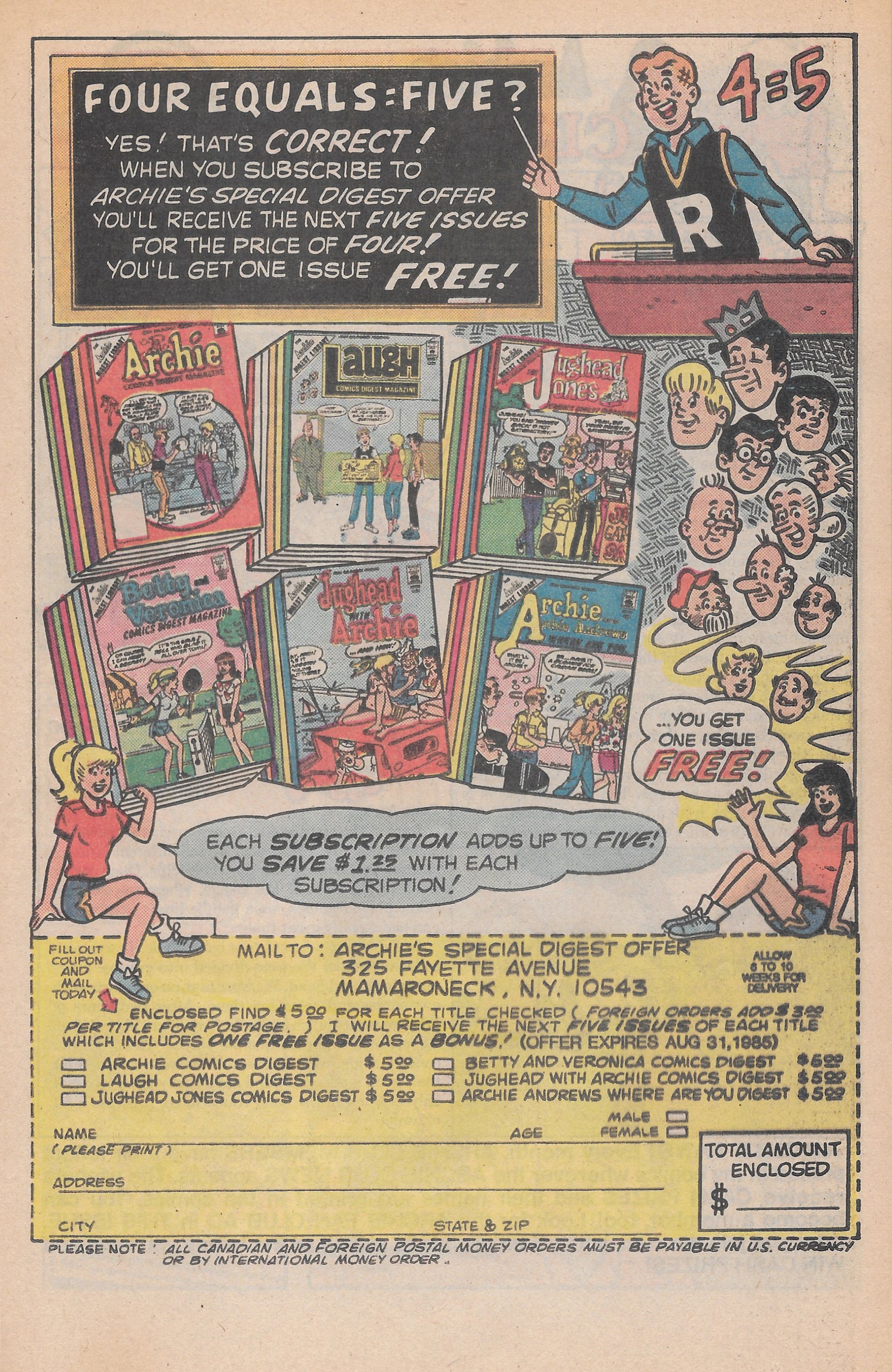 Read online Archie Giant Series Magazine comic -  Issue #553 - 25
