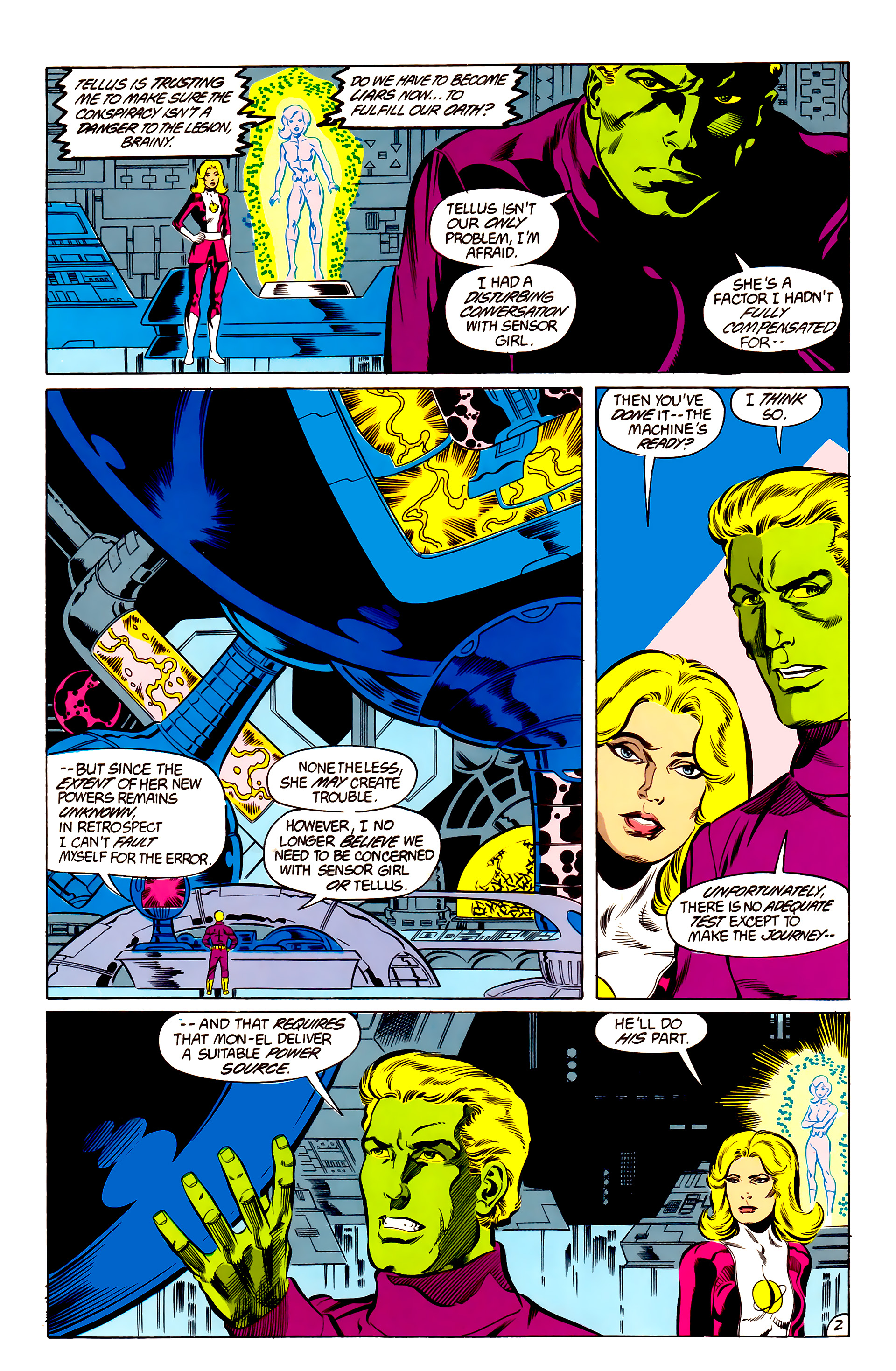 Read online Legion of Super-Heroes (1984) comic -  Issue #48 - 3
