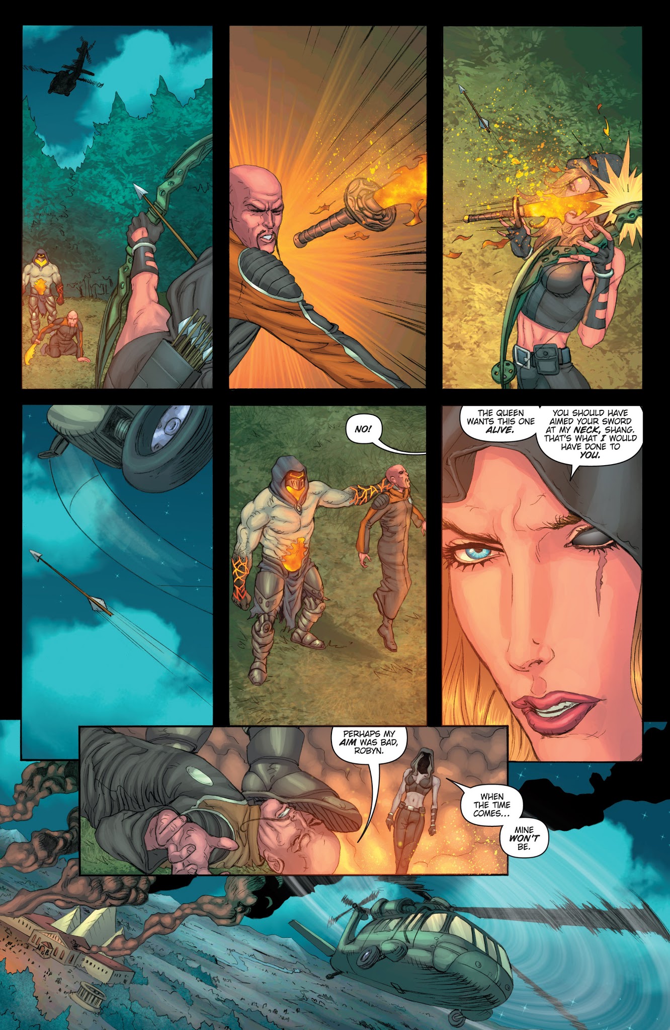 Read online Grimm Fairy Tales presents Realm War Age of Darkness comic -  Issue #6 - 8