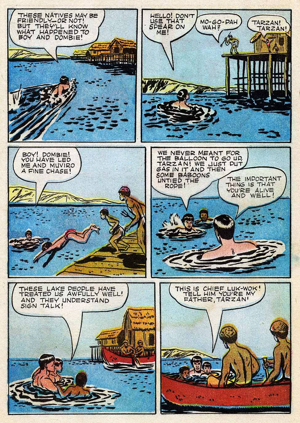 Read online Tarzan (1948) comic -  Issue #7 - 25
