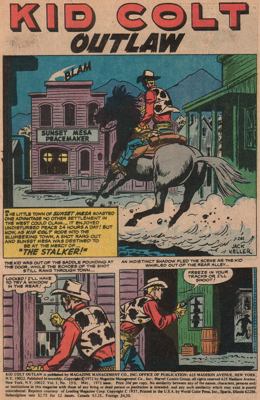 Read online Kid Colt Outlaw comic -  Issue #159 - 3